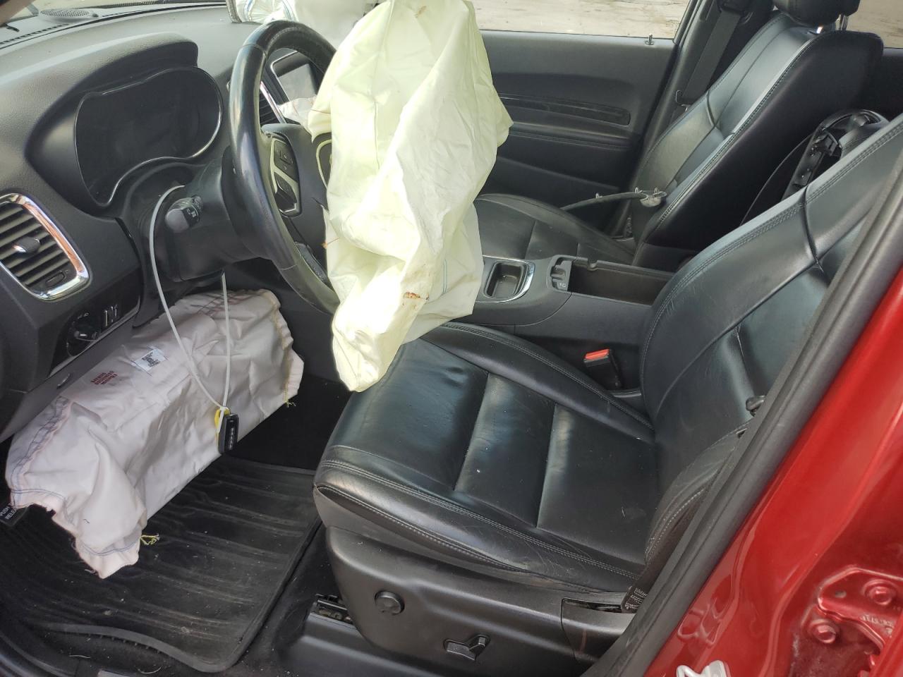 2014 Dodge Durango Limited Burgundy vin: 1C4RDJDG0EC971613