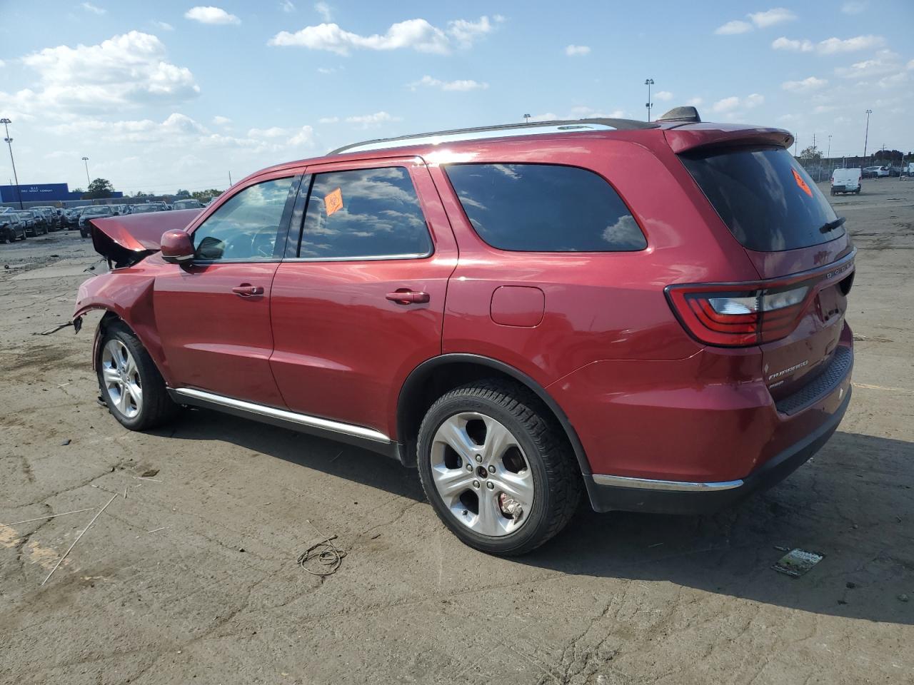 2014 Dodge Durango Limited Burgundy vin: 1C4RDJDG0EC971613