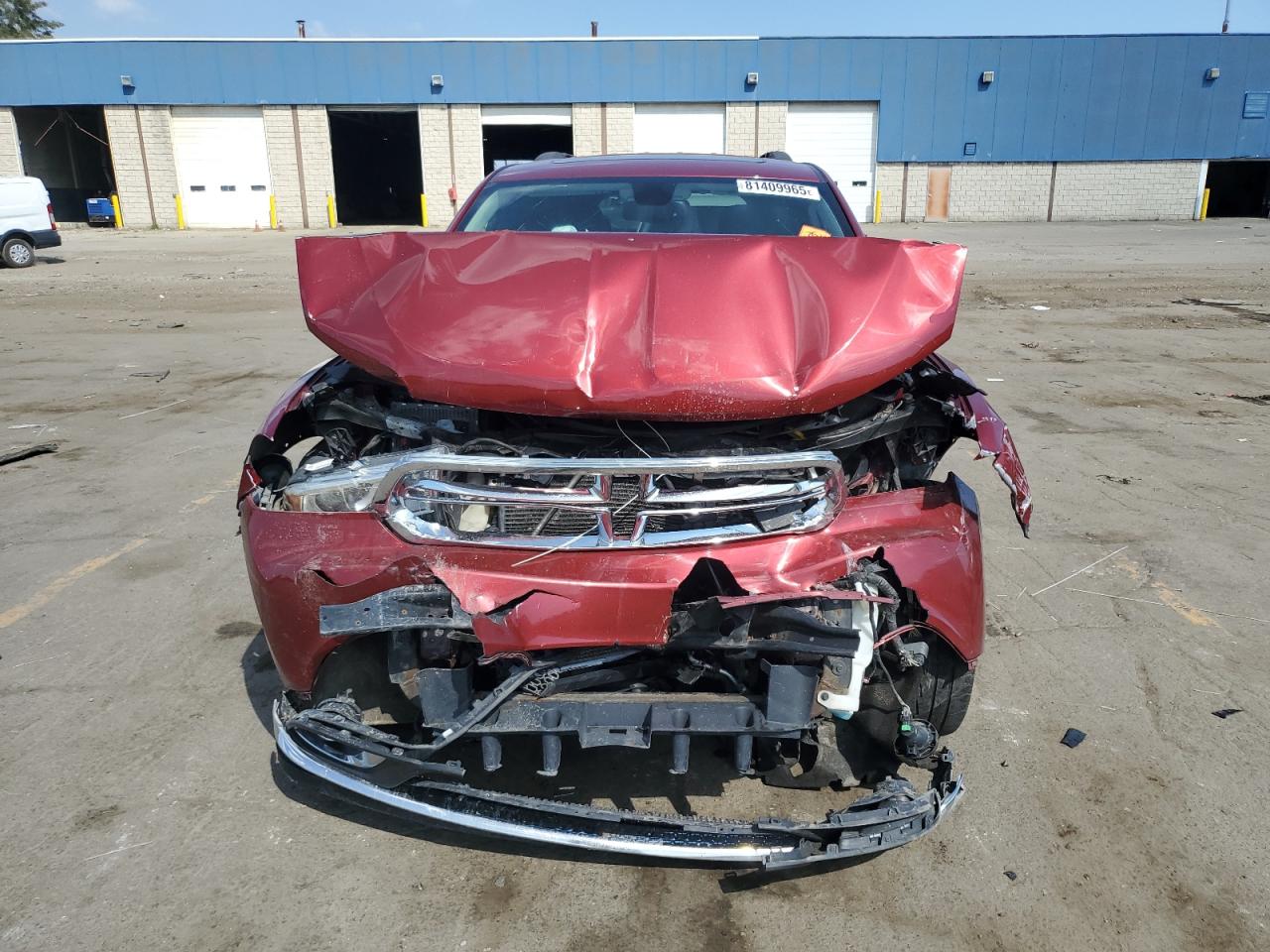 2014 Dodge Durango Limited Burgundy vin: 1C4RDJDG0EC971613