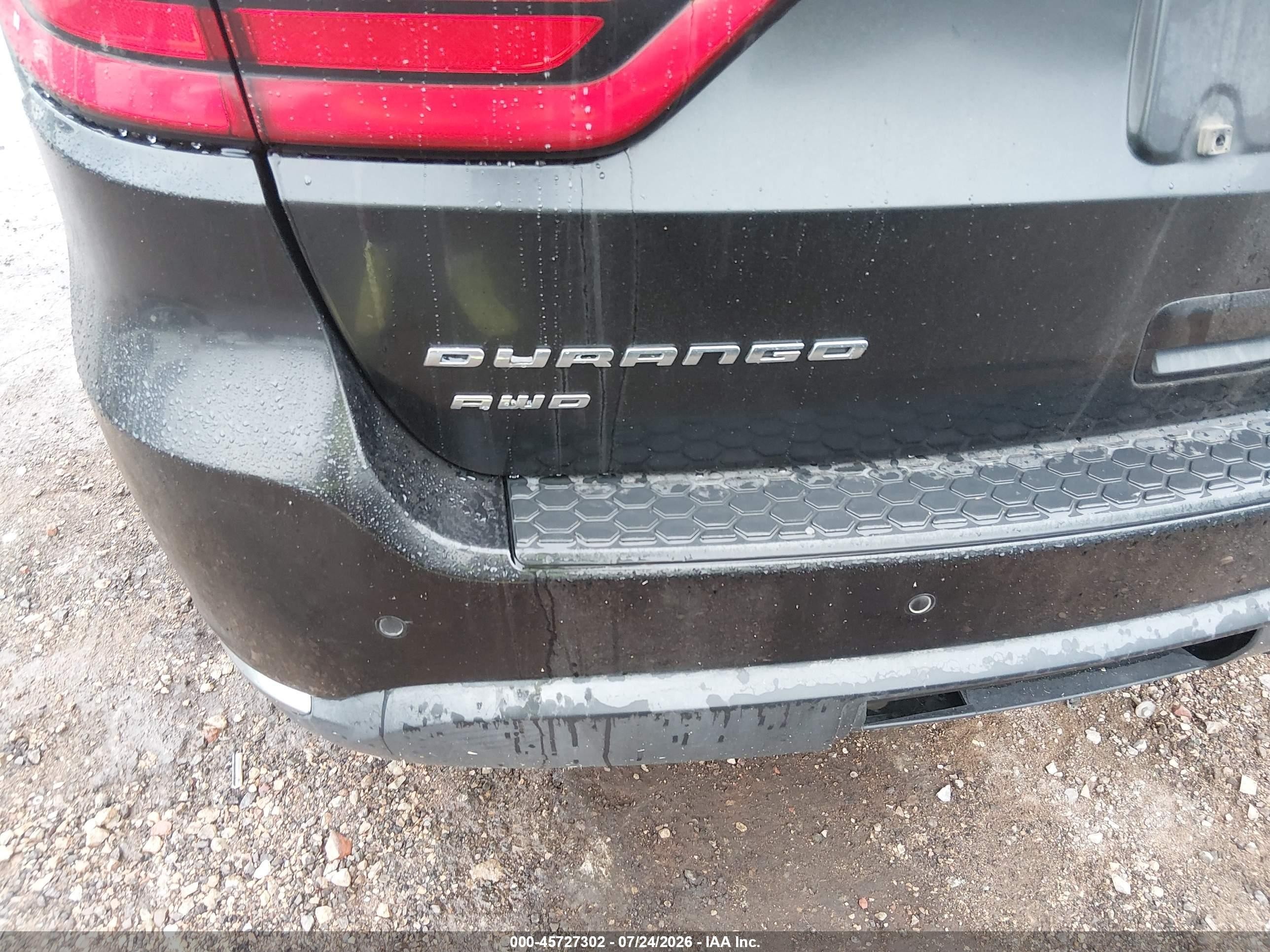 2015 Dodge Durango Limited Black vin: 1C4RDJDG0FC810325