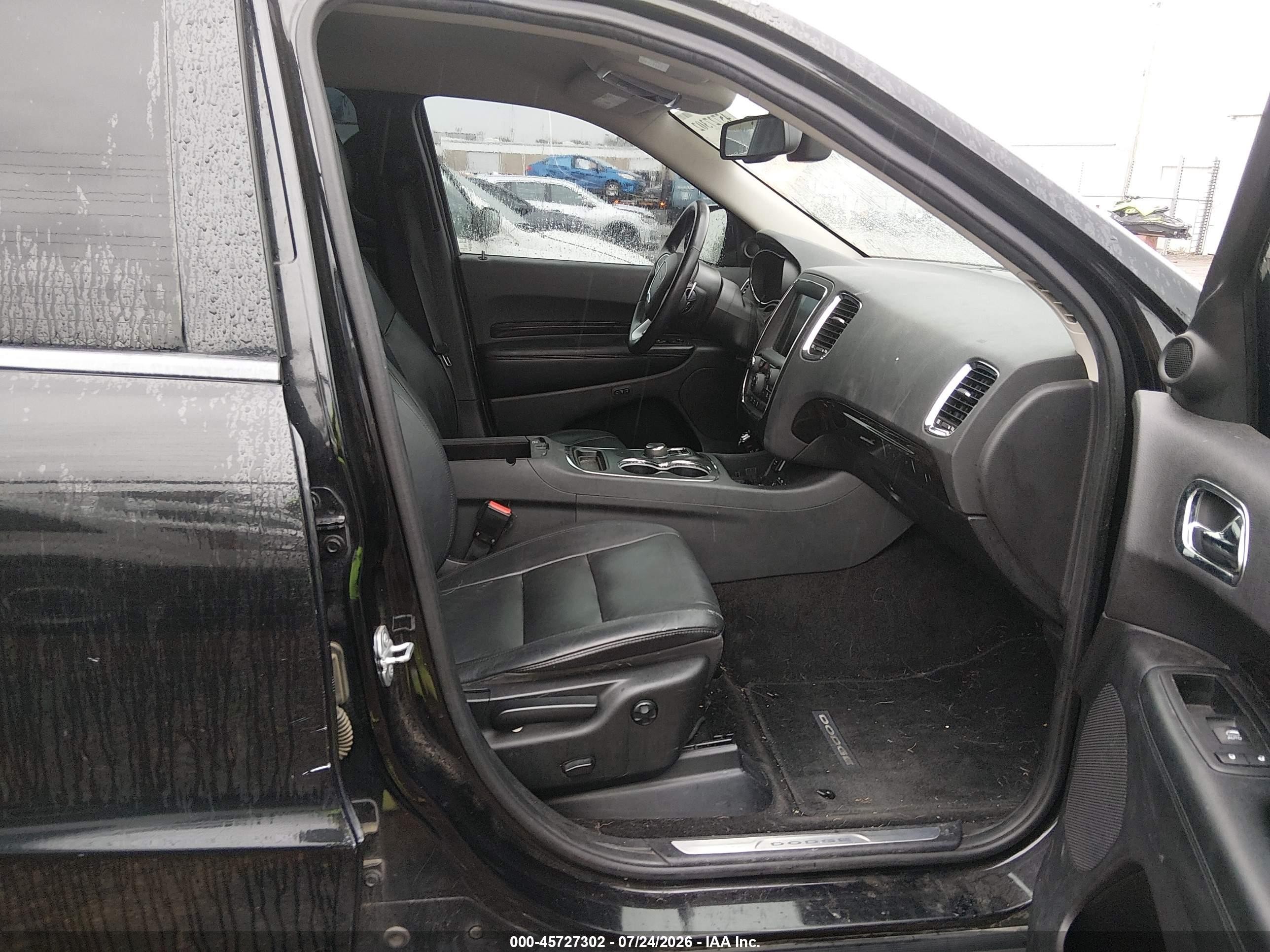 2015 Dodge Durango Limited Black vin: 1C4RDJDG0FC810325