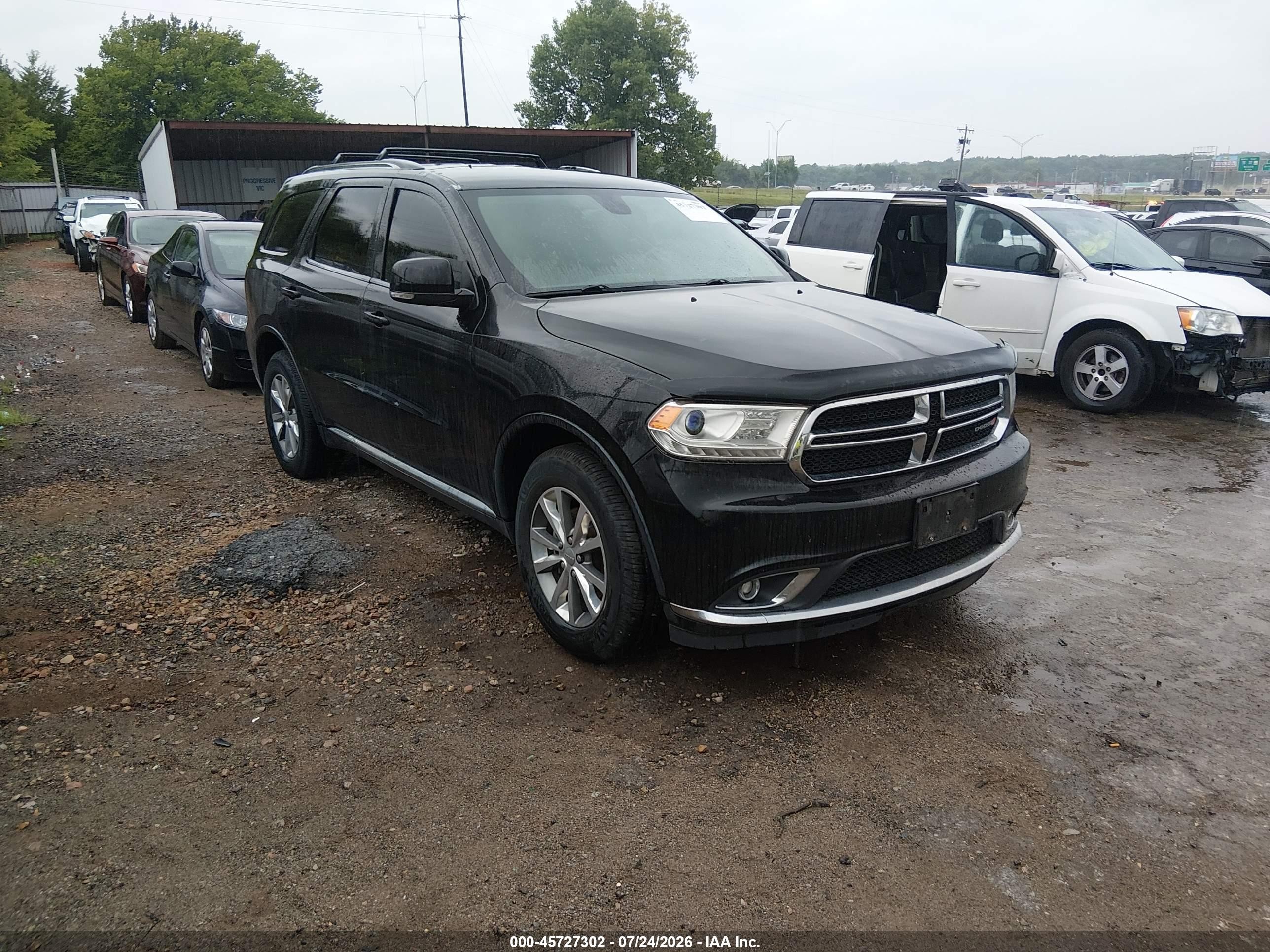 2015 Dodge Durango Limited Black vin: 1C4RDJDG0FC810325