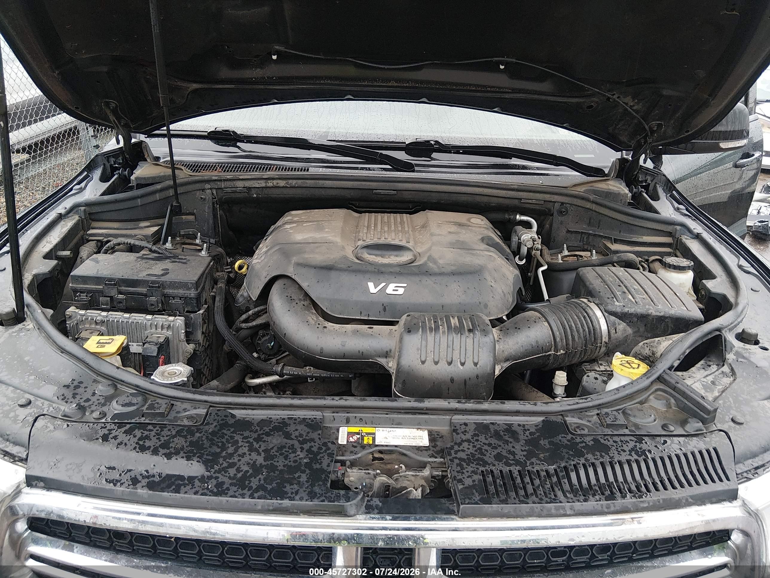 2015 Dodge Durango Limited Black vin: 1C4RDJDG0FC810325