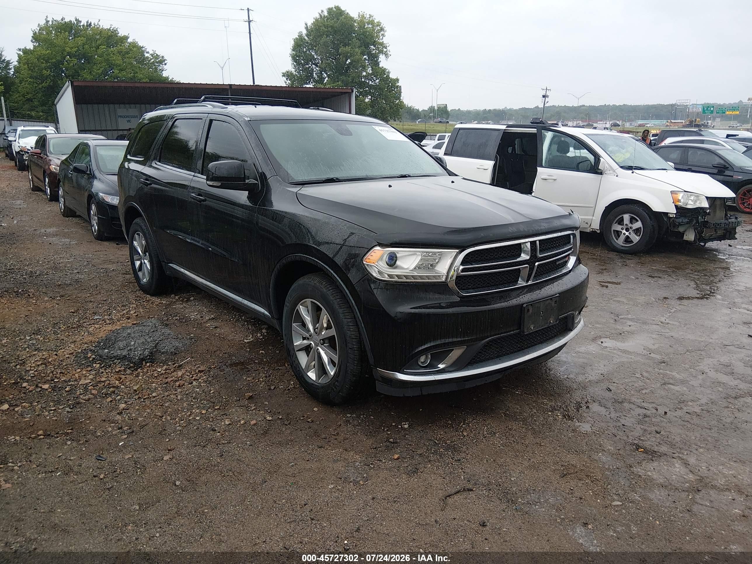 2015 Dodge Durango Limited Black vin: 1C4RDJDG0FC810325