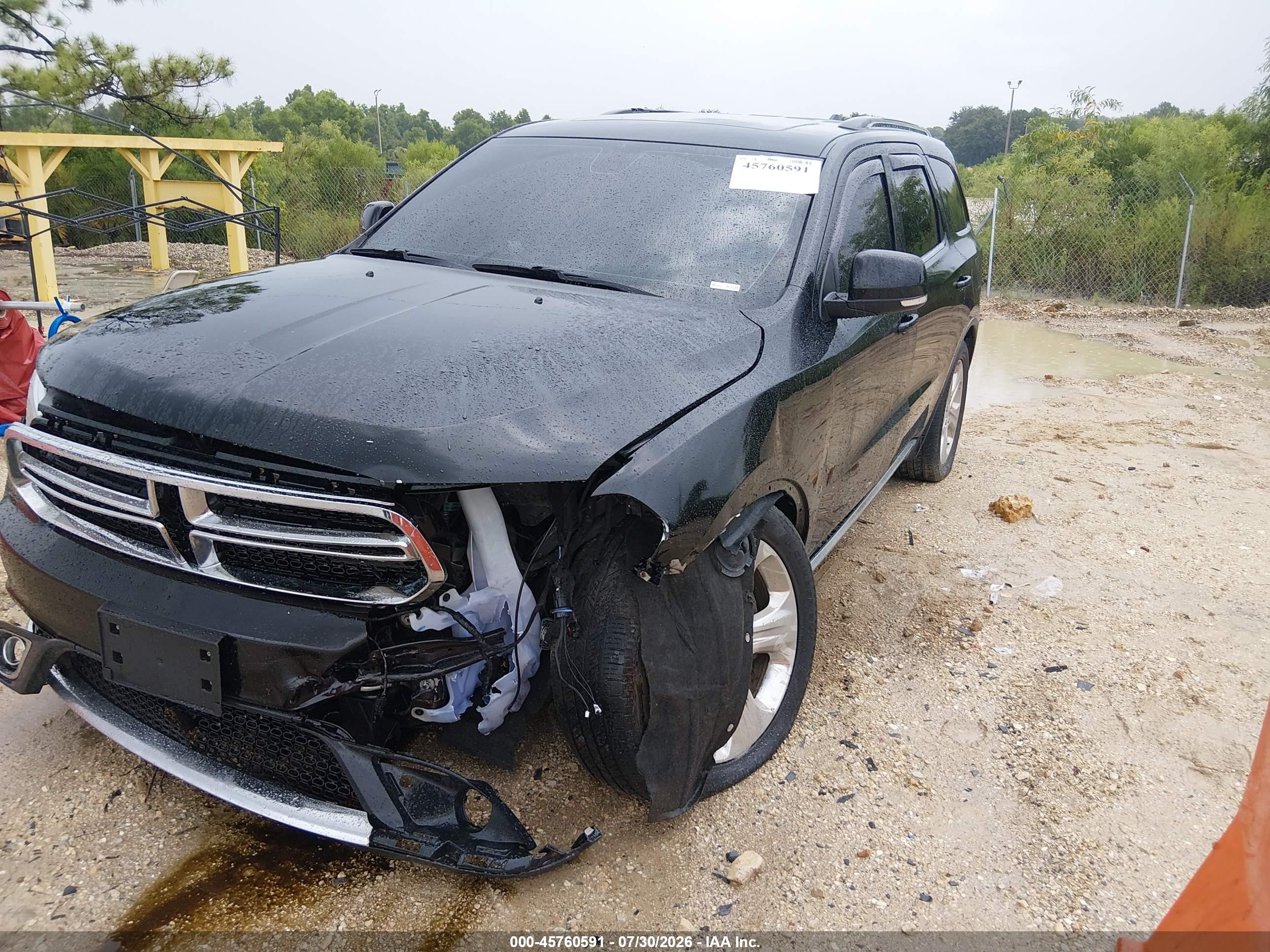 2015 Dodge Durango Limited Black vin: 1C4RDJDG0FC870038