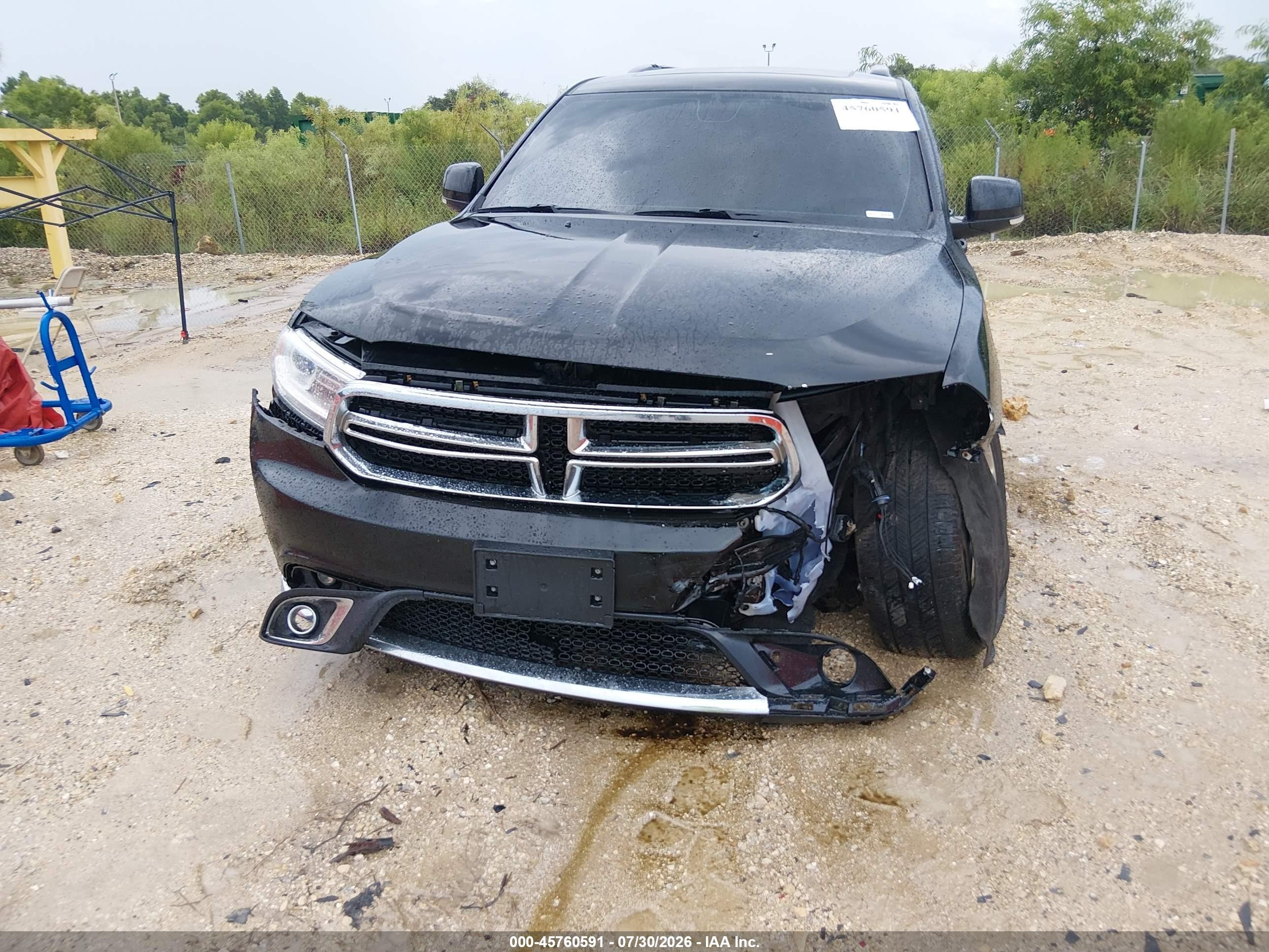 2015 Dodge Durango Limited Black vin: 1C4RDJDG0FC870038