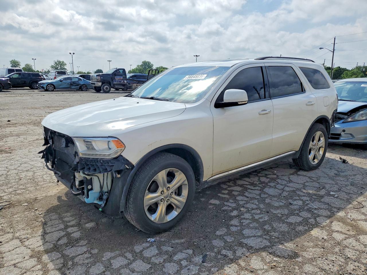 2015 Dodge Durango Limited White vin: 1C4RDJDG0FC874557