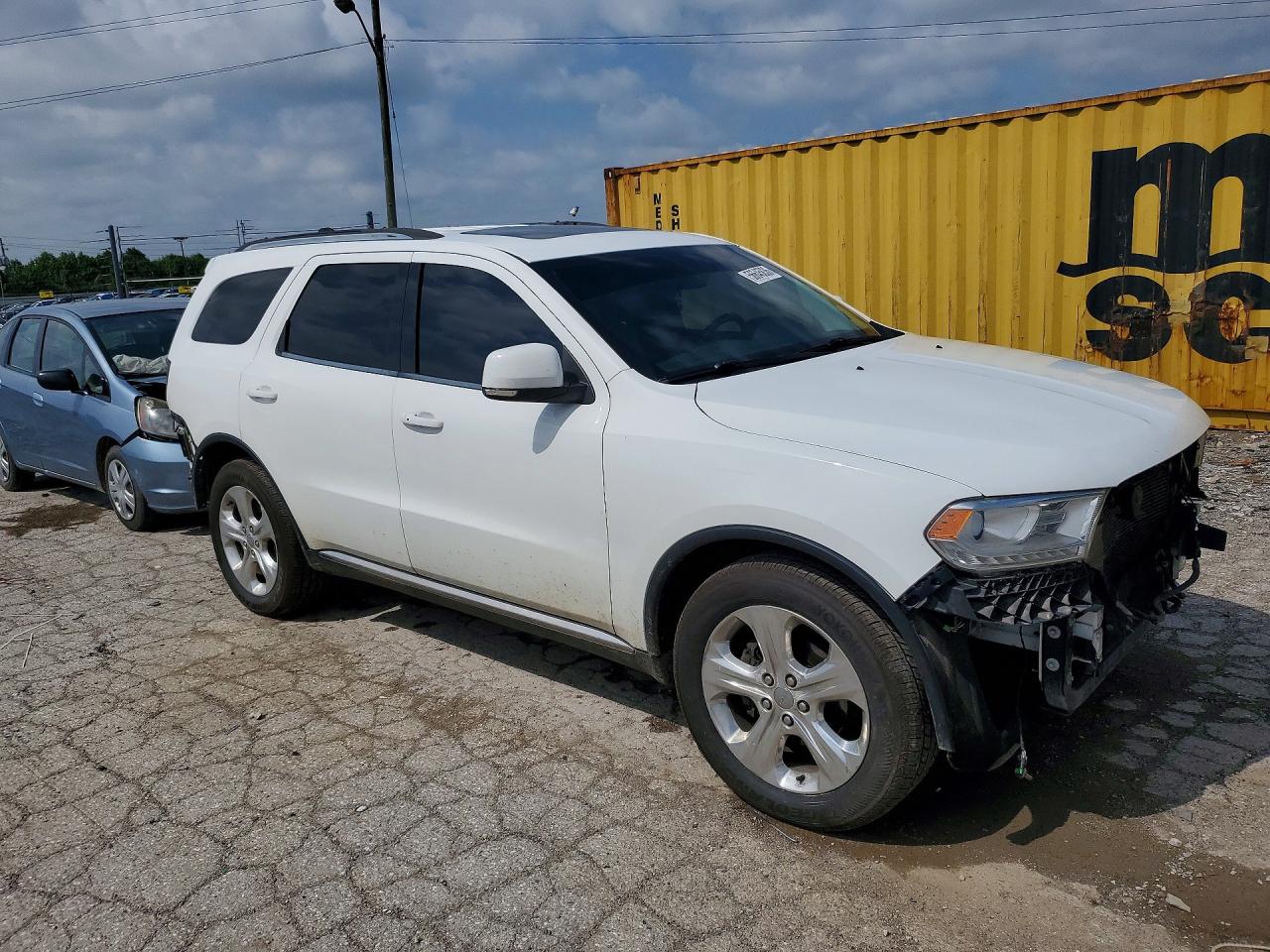 2015 Dodge Durango Limited White vin: 1C4RDJDG0FC874557