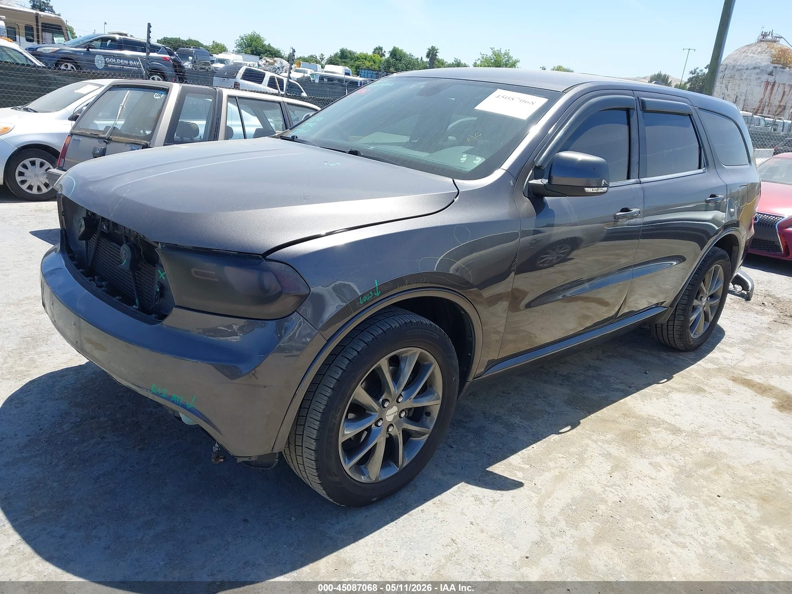 2017 Dodge Durango Gt Awd Gray vin: 1C4RDJDG0HC719302