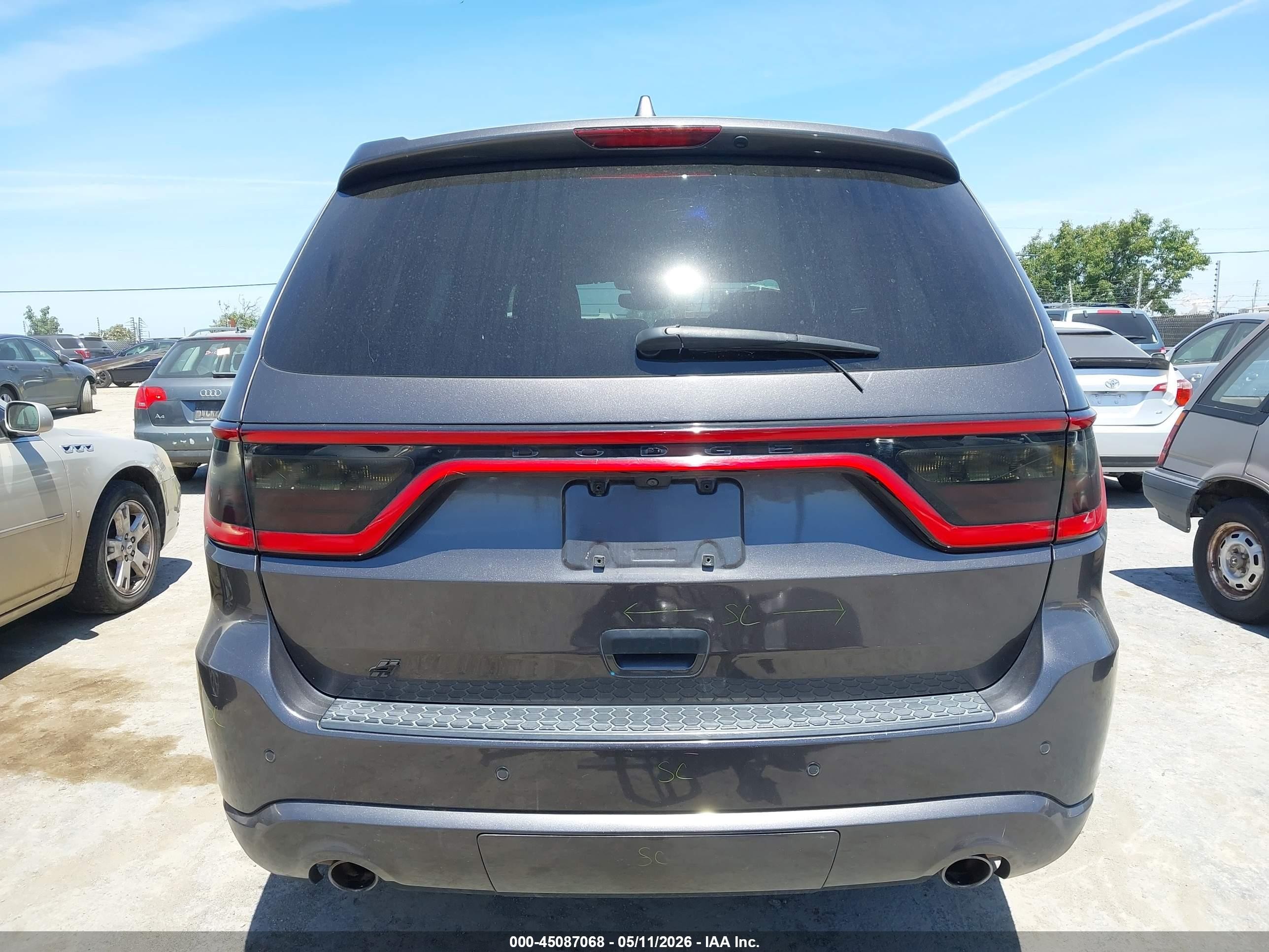 2017 Dodge Durango Gt Awd Gray vin: 1C4RDJDG0HC719302