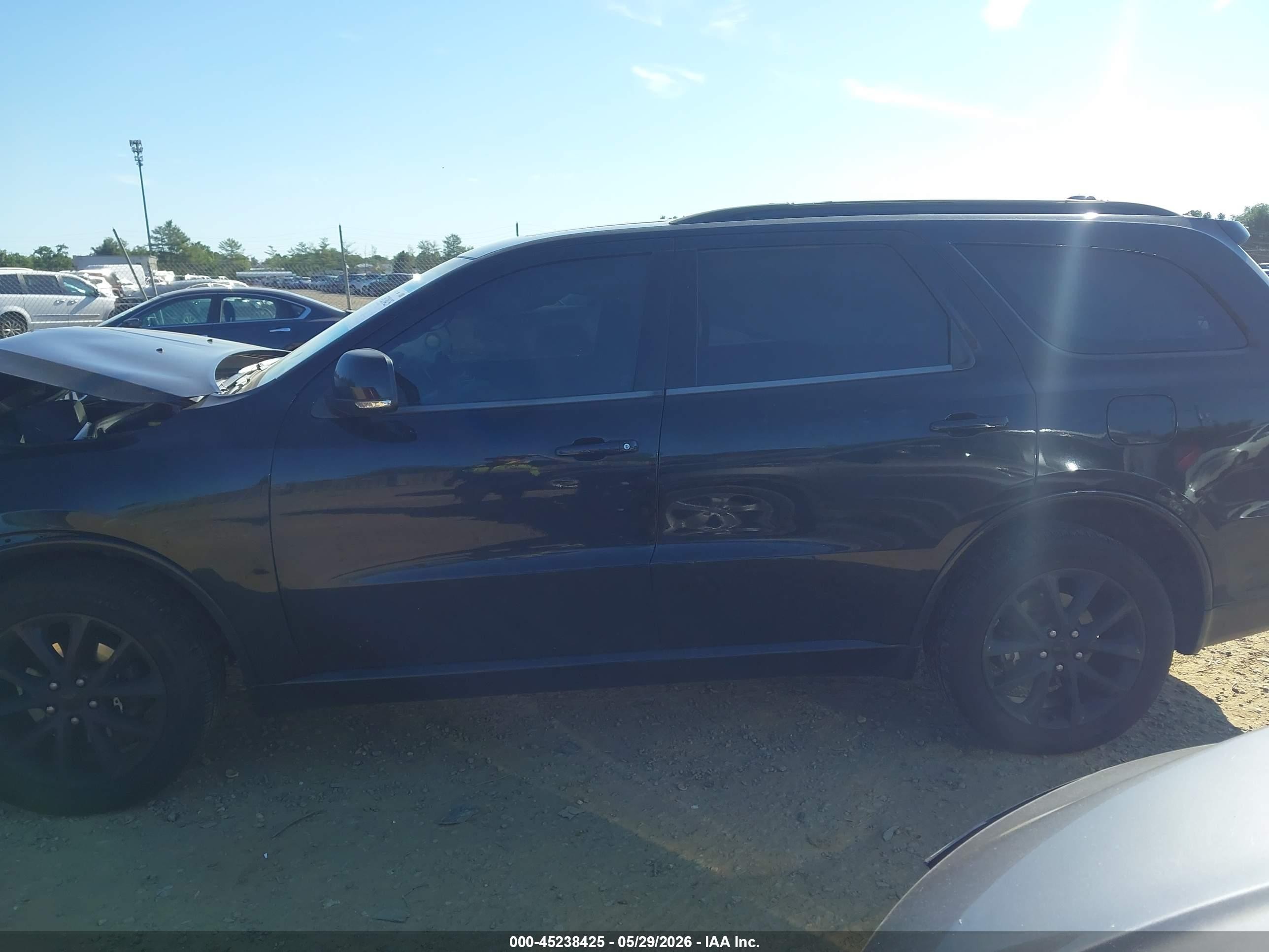 2017 Dodge Durango Gt Awd Black vin: 1C4RDJDG0HC799099