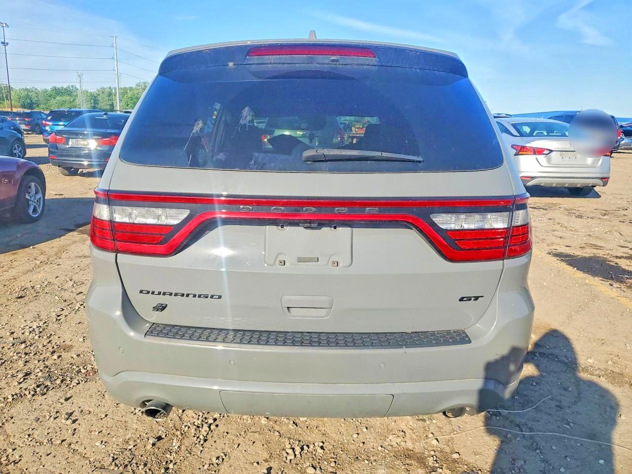 2022 Dodge Durango Gt Gray vin: 1C4RDJDG0NC160233