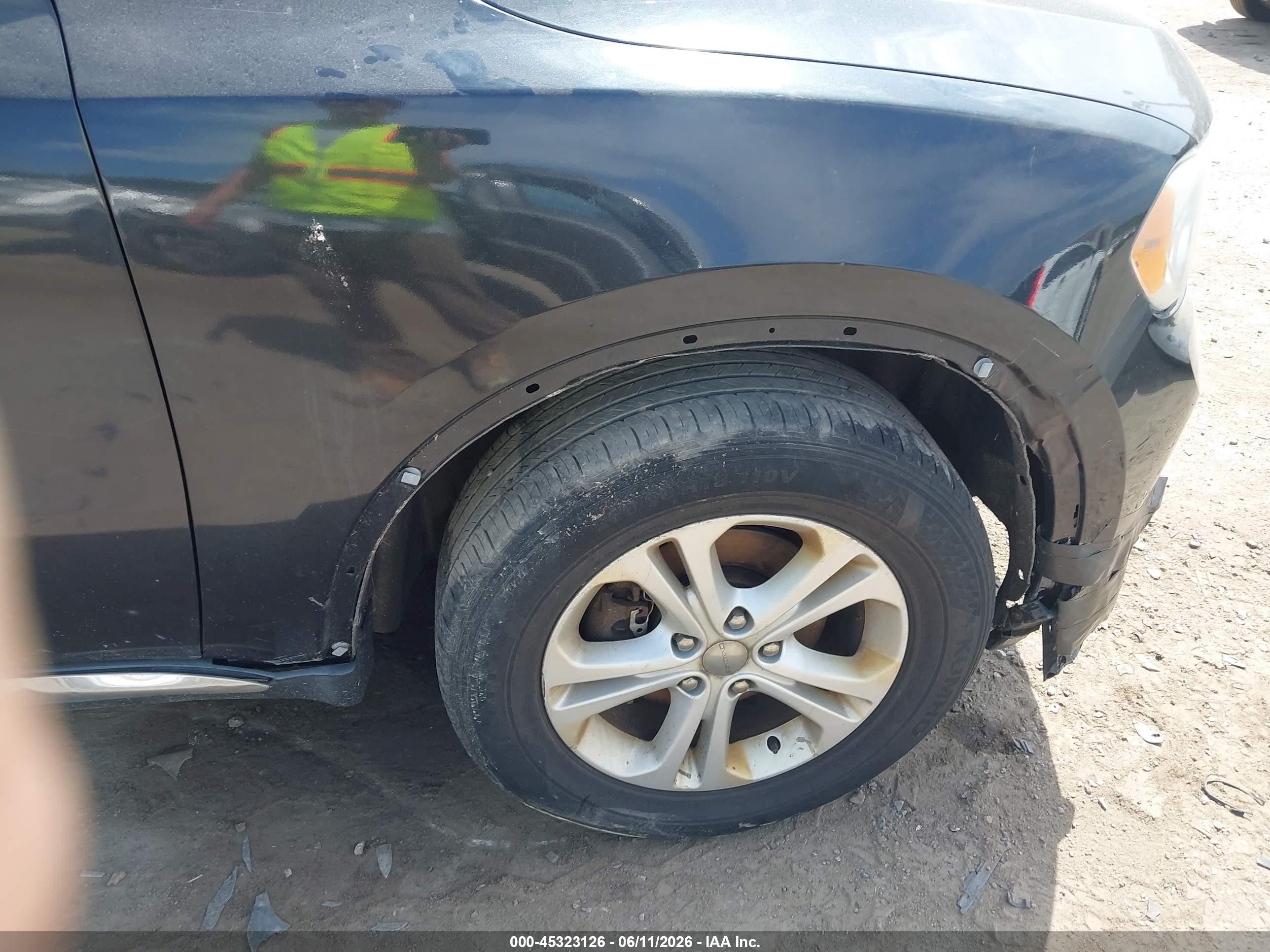 2012 Dodge Durango Crew Black vin: 1C4RDJDG1CC182884