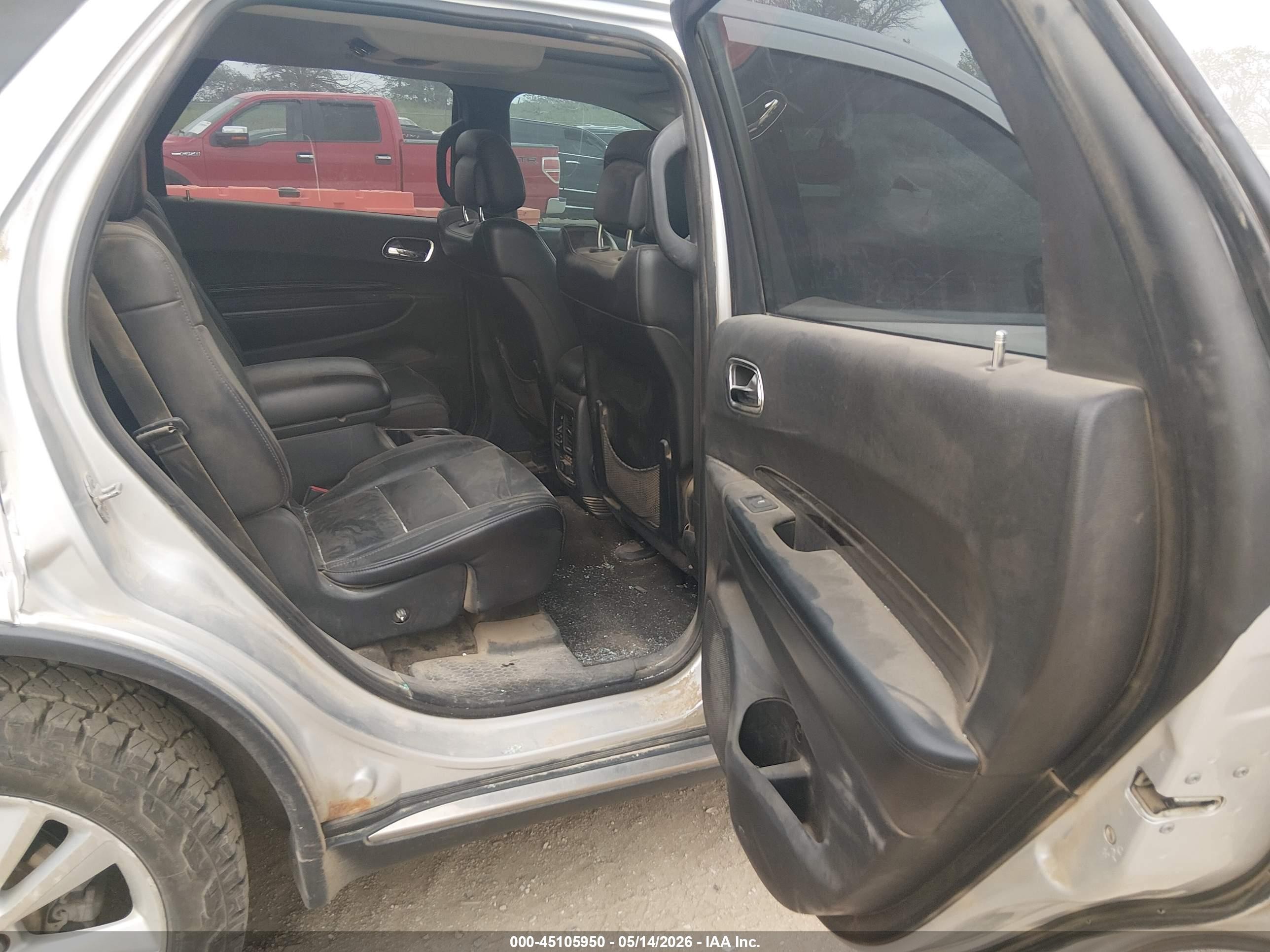 2012 Dodge Durango Crew Серебряный vin: 1C4RDJDG1CC301419