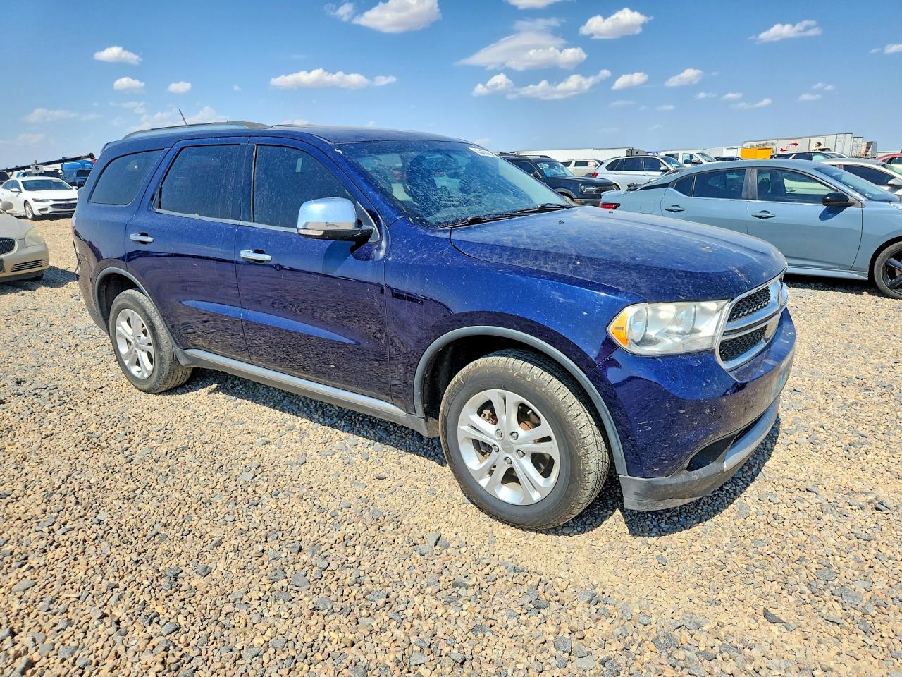 2013 Dodge Durango Crew Синий vin: 1C4RDJDG1DC554189