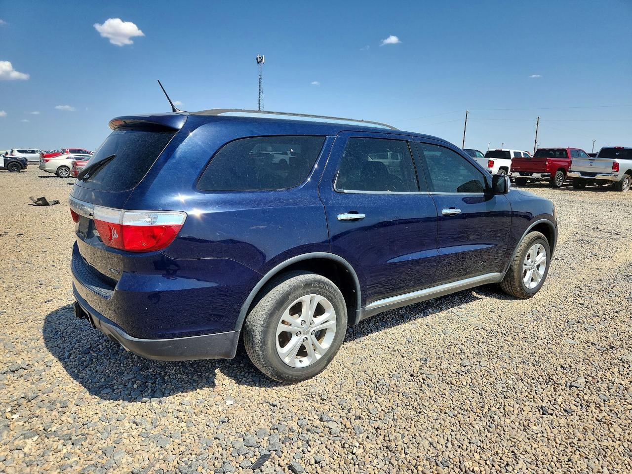 2013 Dodge Durango Crew Синий vin: 1C4RDJDG1DC554189
