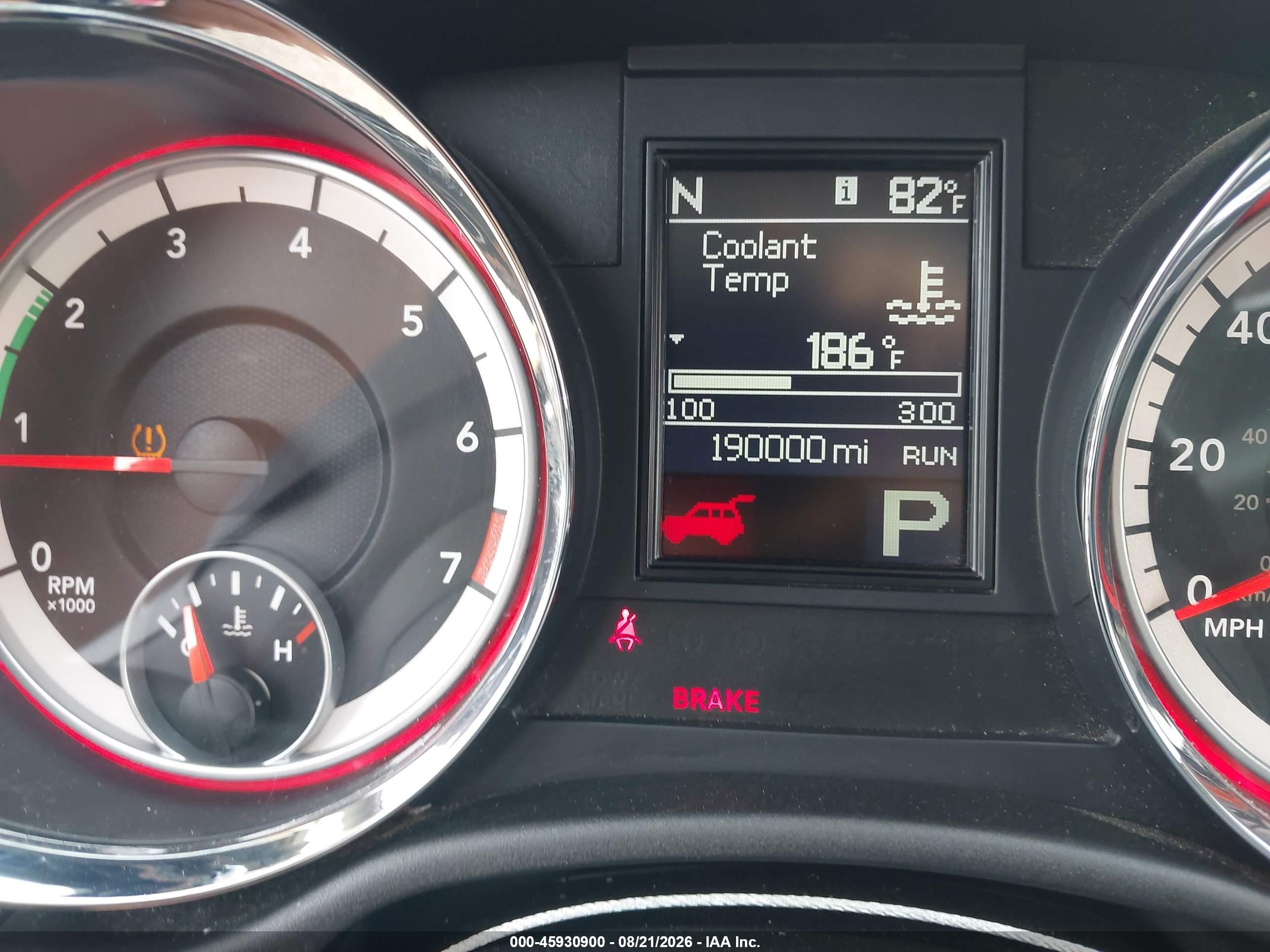 2013 Dodge Durango Crew Бордовый vin: 1C4RDJDG1DC661145