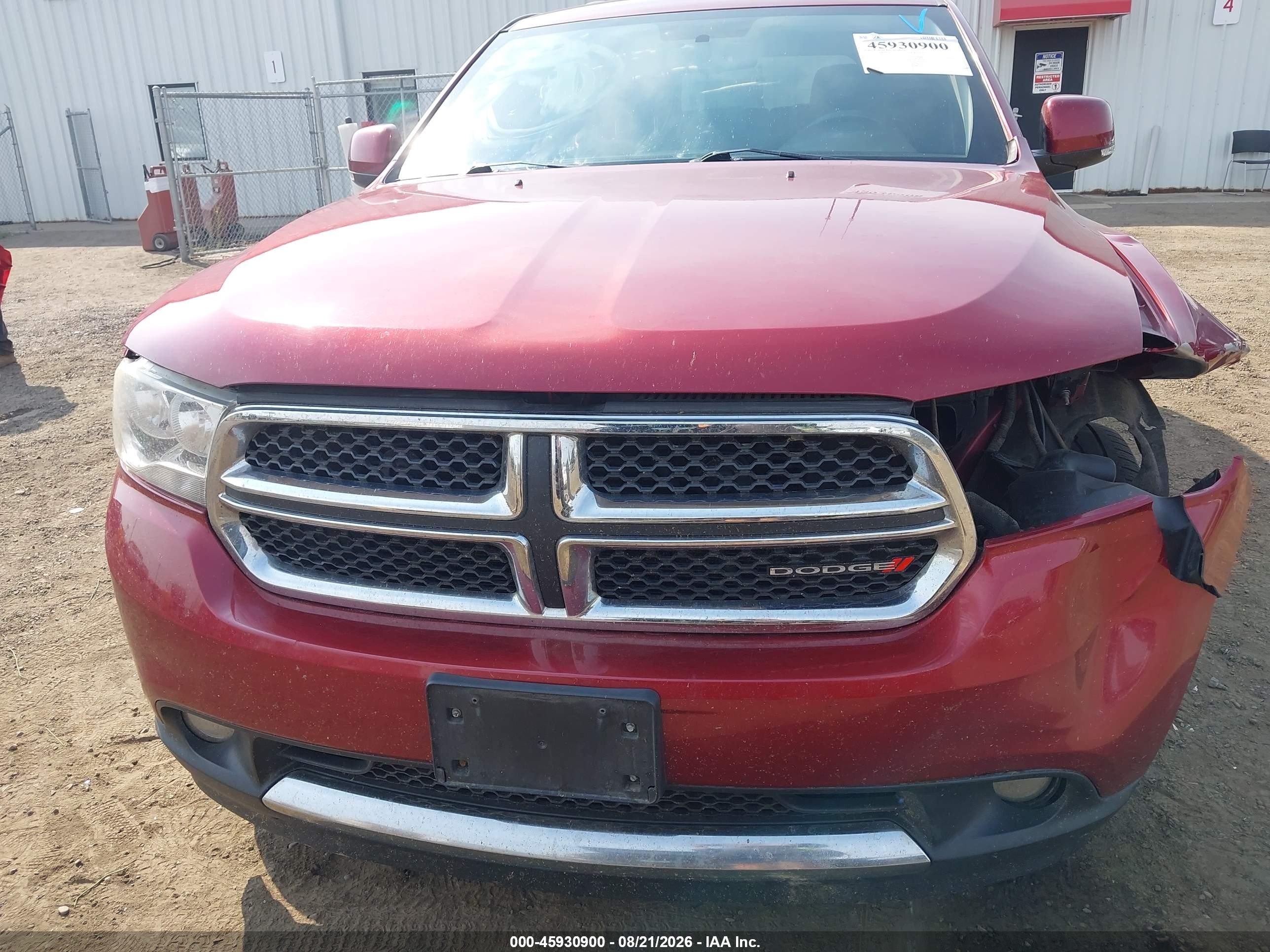 2013 Dodge Durango Crew Бордовый vin: 1C4RDJDG1DC661145