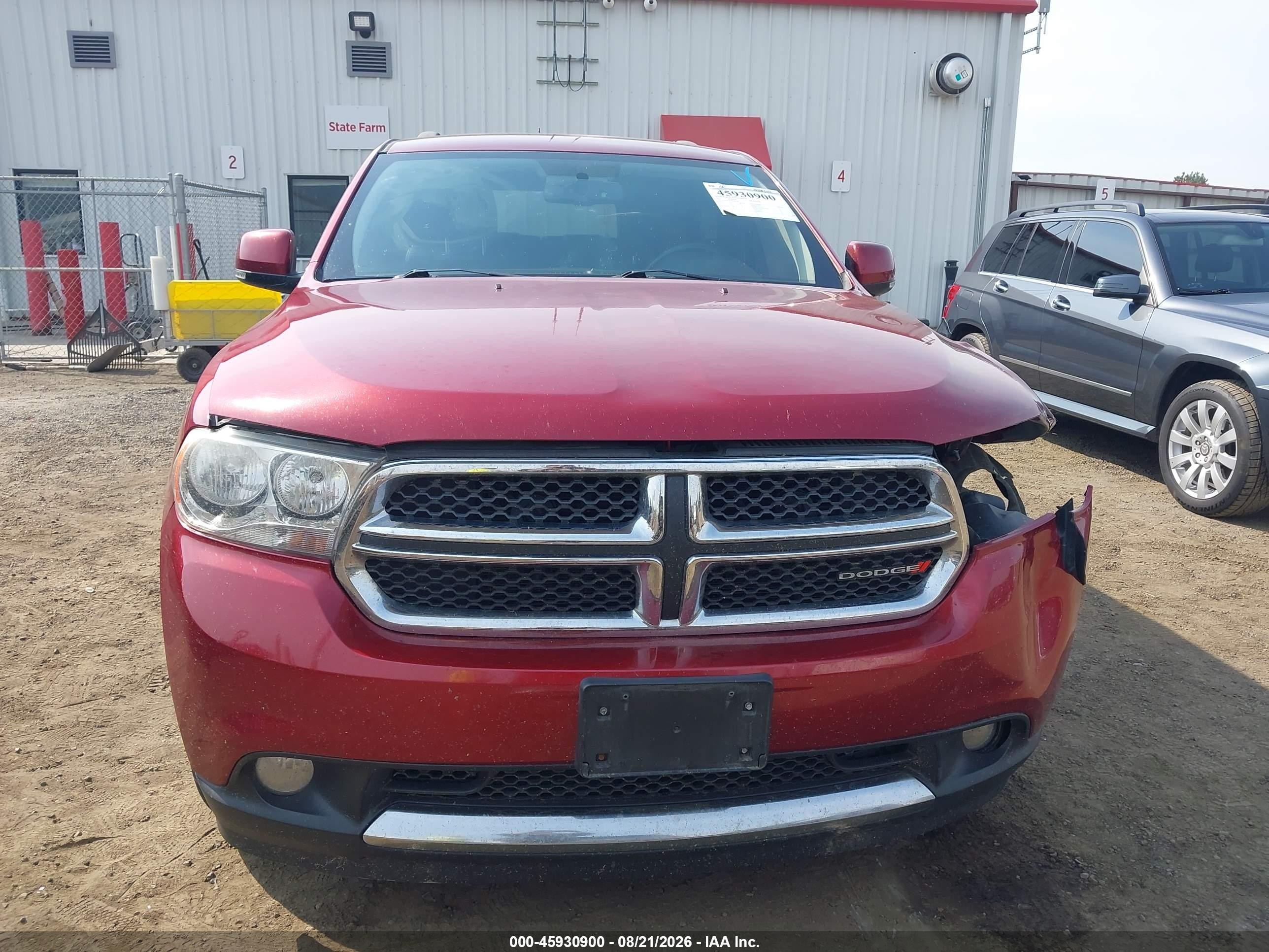 2013 Dodge Durango Crew Бордовый vin: 1C4RDJDG1DC661145