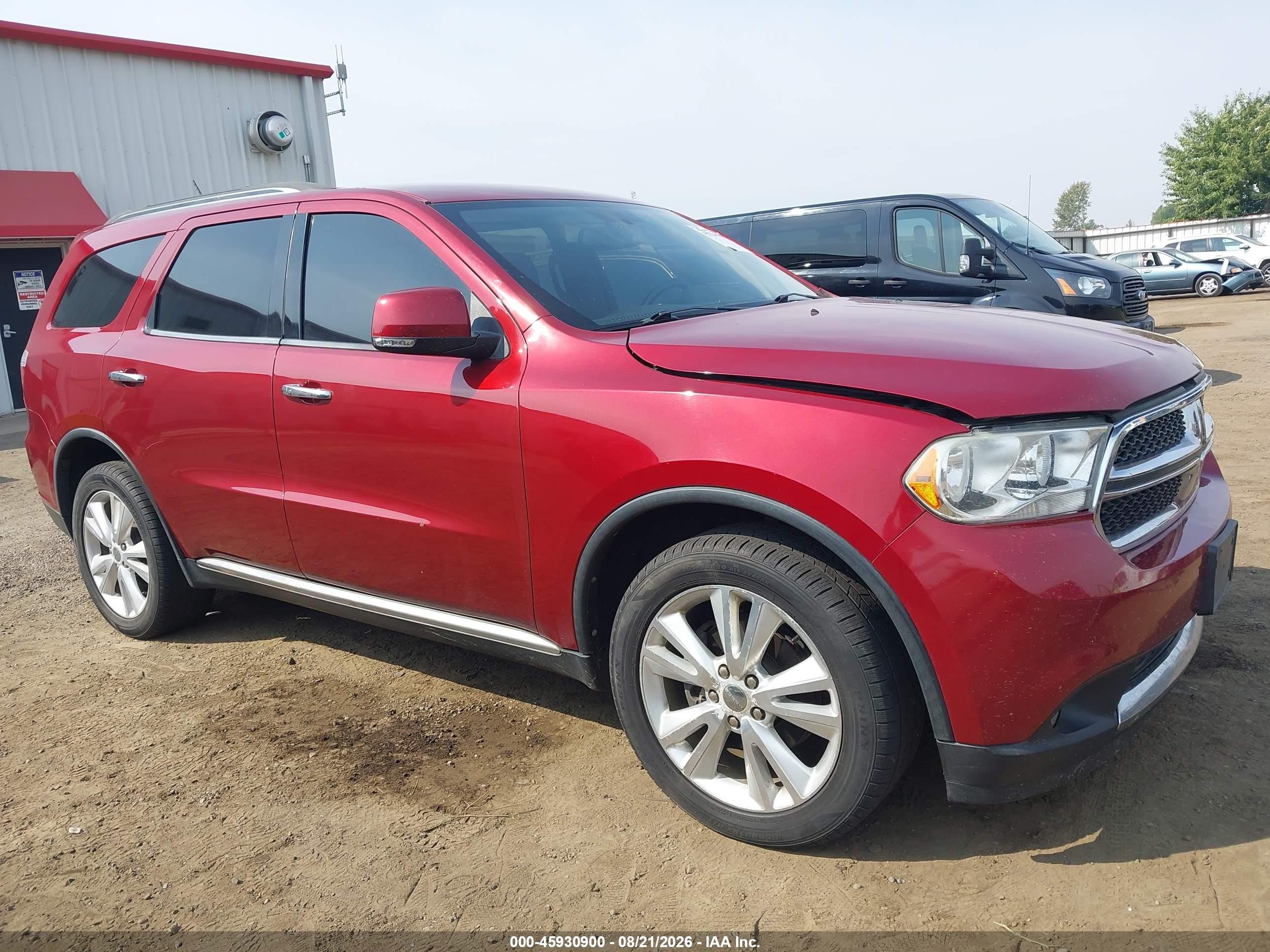 2013 Dodge Durango Crew Бордовый vin: 1C4RDJDG1DC661145
