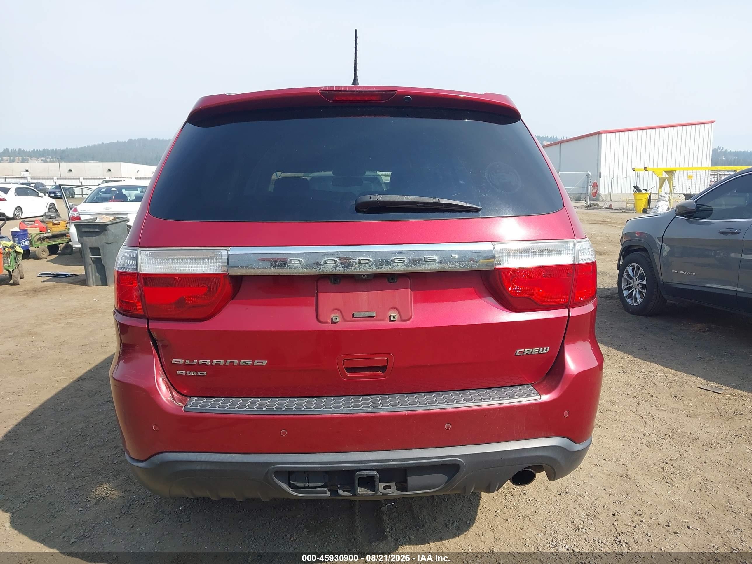 2013 Dodge Durango Crew Бордовый vin: 1C4RDJDG1DC661145