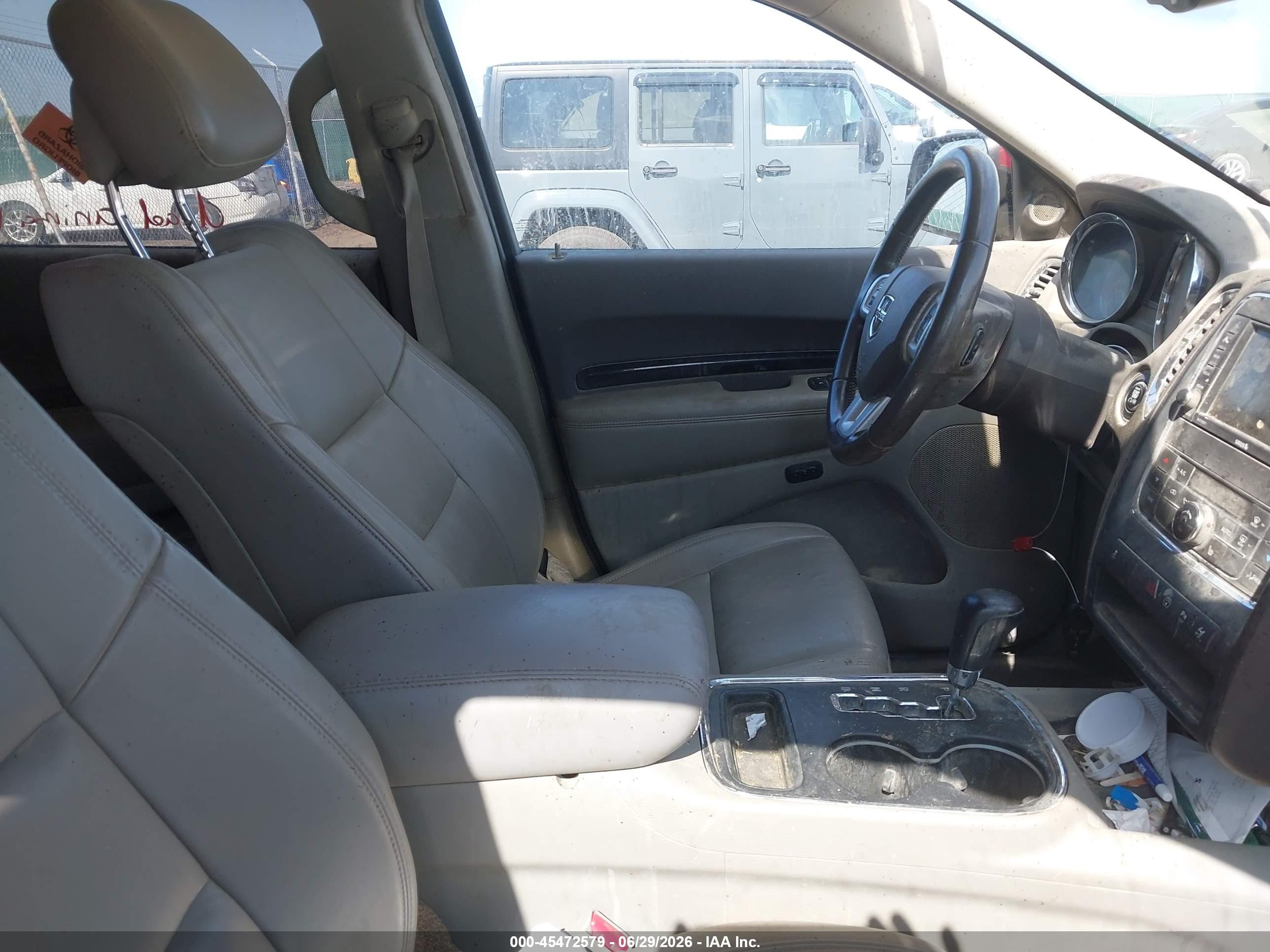 2013 Dodge Durango Crew Red vin: 1C4RDJDG1DC663395