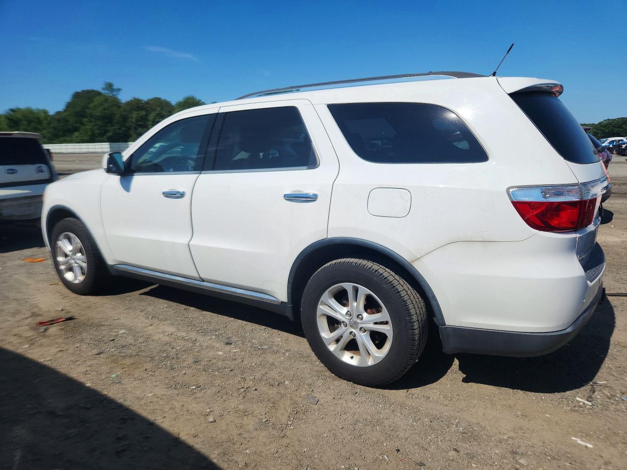 2013 Dodge Durango Crew White vin: 1C4RDJDG1DC665972