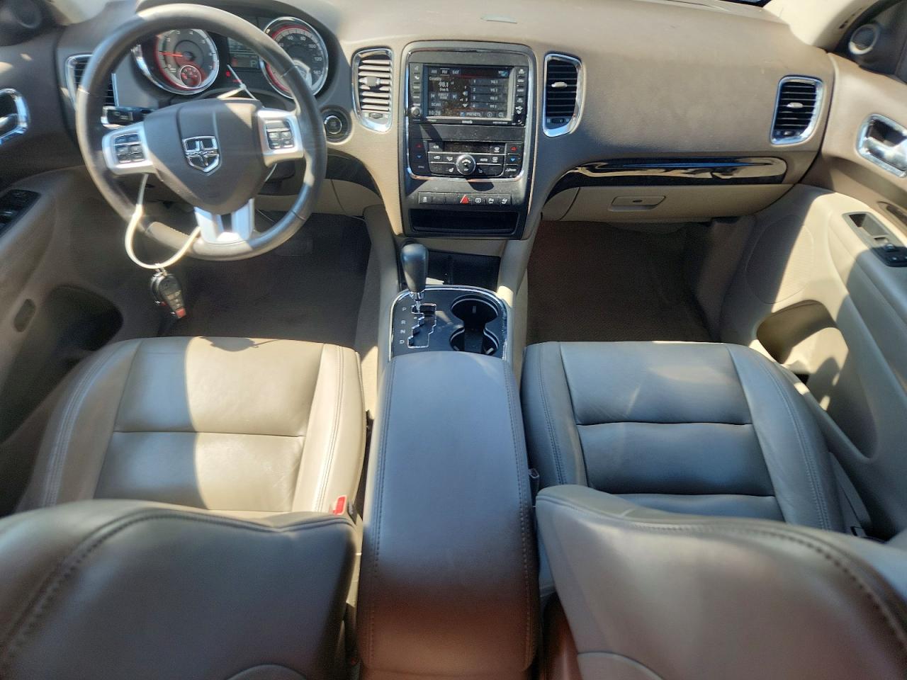 2013 Dodge Durango Crew White vin: 1C4RDJDG1DC665972