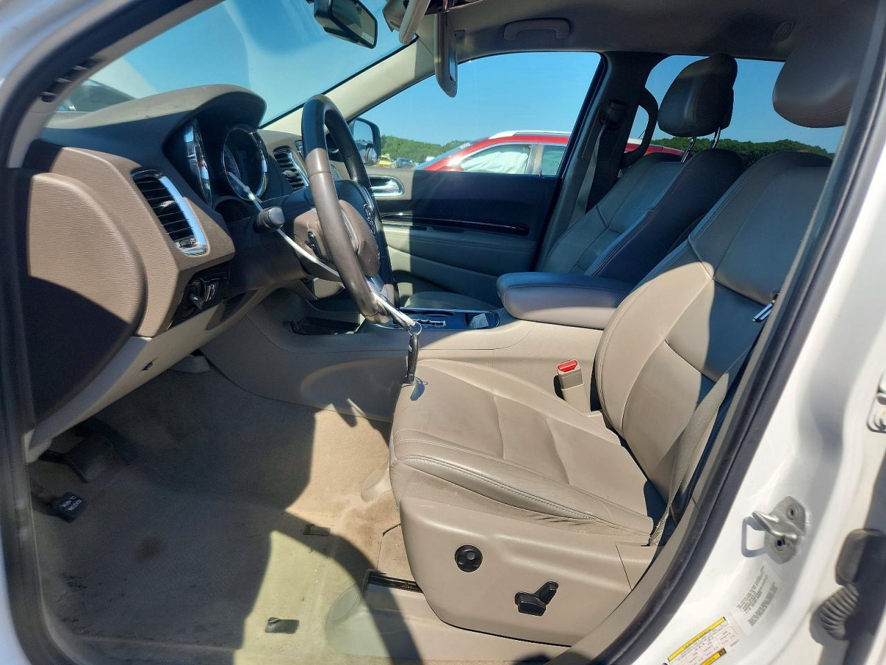 2013 Dodge Durango Crew White vin: 1C4RDJDG1DC665972