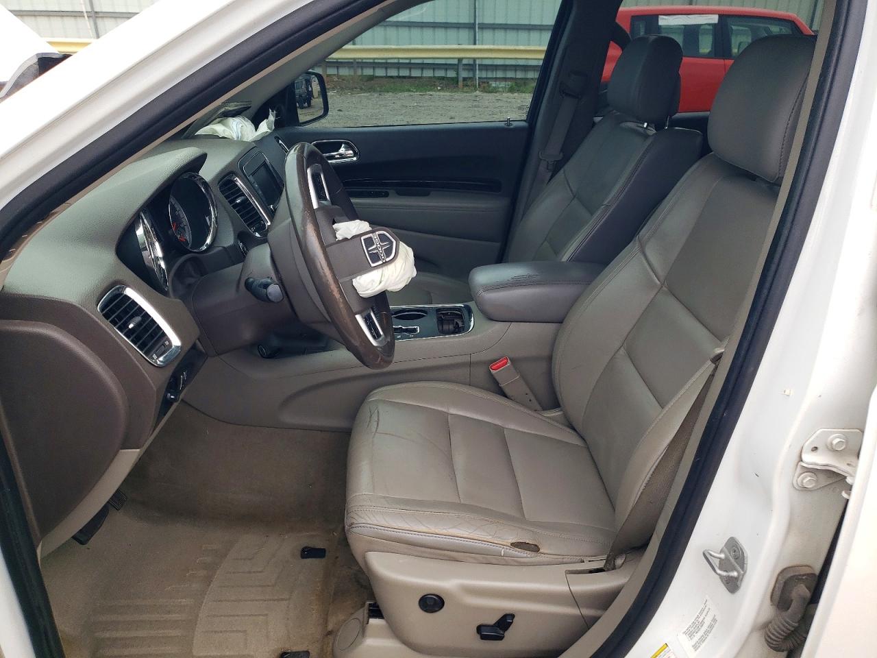 2013 Dodge Durango Crew White vin: 1C4RDJDG1DC672727