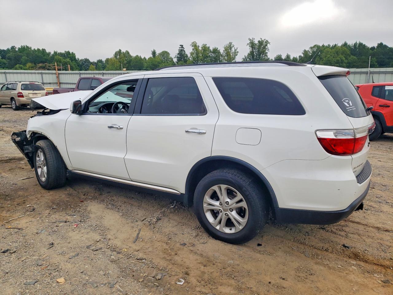 2013 Dodge Durango Crew White vin: 1C4RDJDG1DC672727