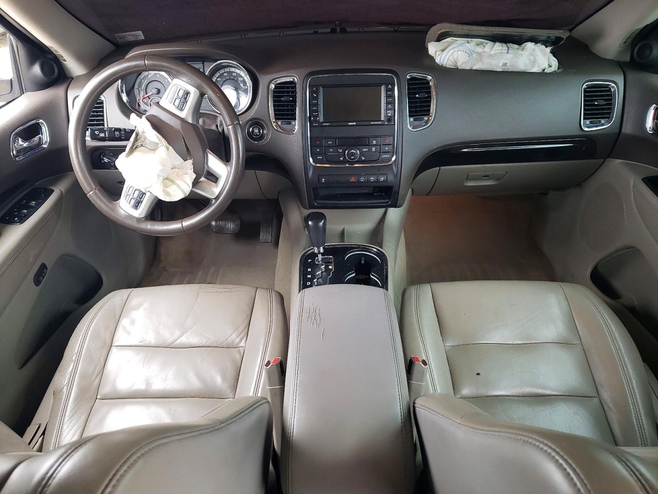 2013 Dodge Durango Crew White vin: 1C4RDJDG1DC672727