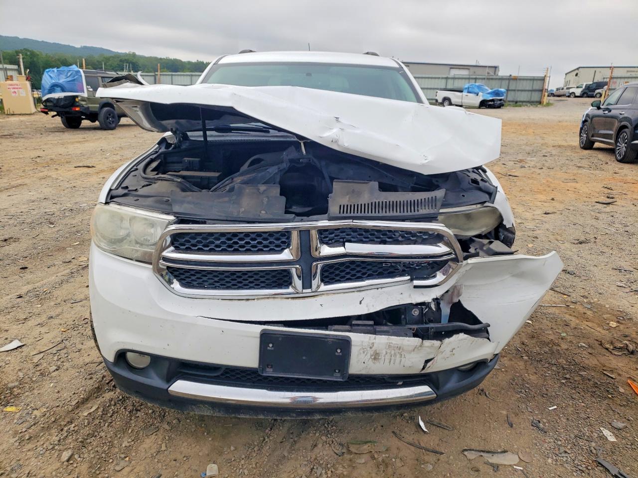 2013 Dodge Durango Crew White vin: 1C4RDJDG1DC672727