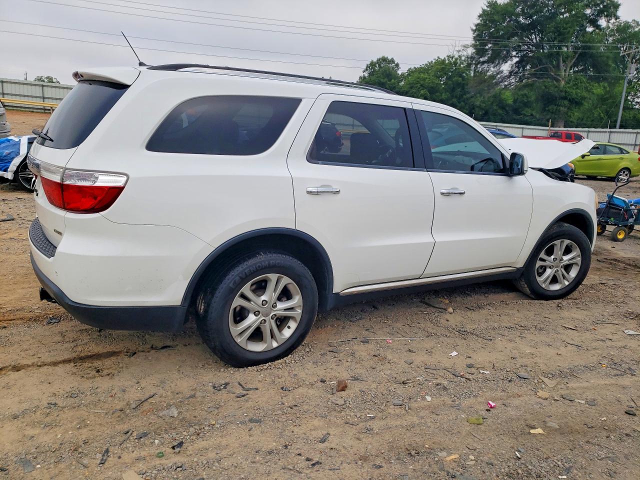 2013 Dodge Durango Crew White vin: 1C4RDJDG1DC672727