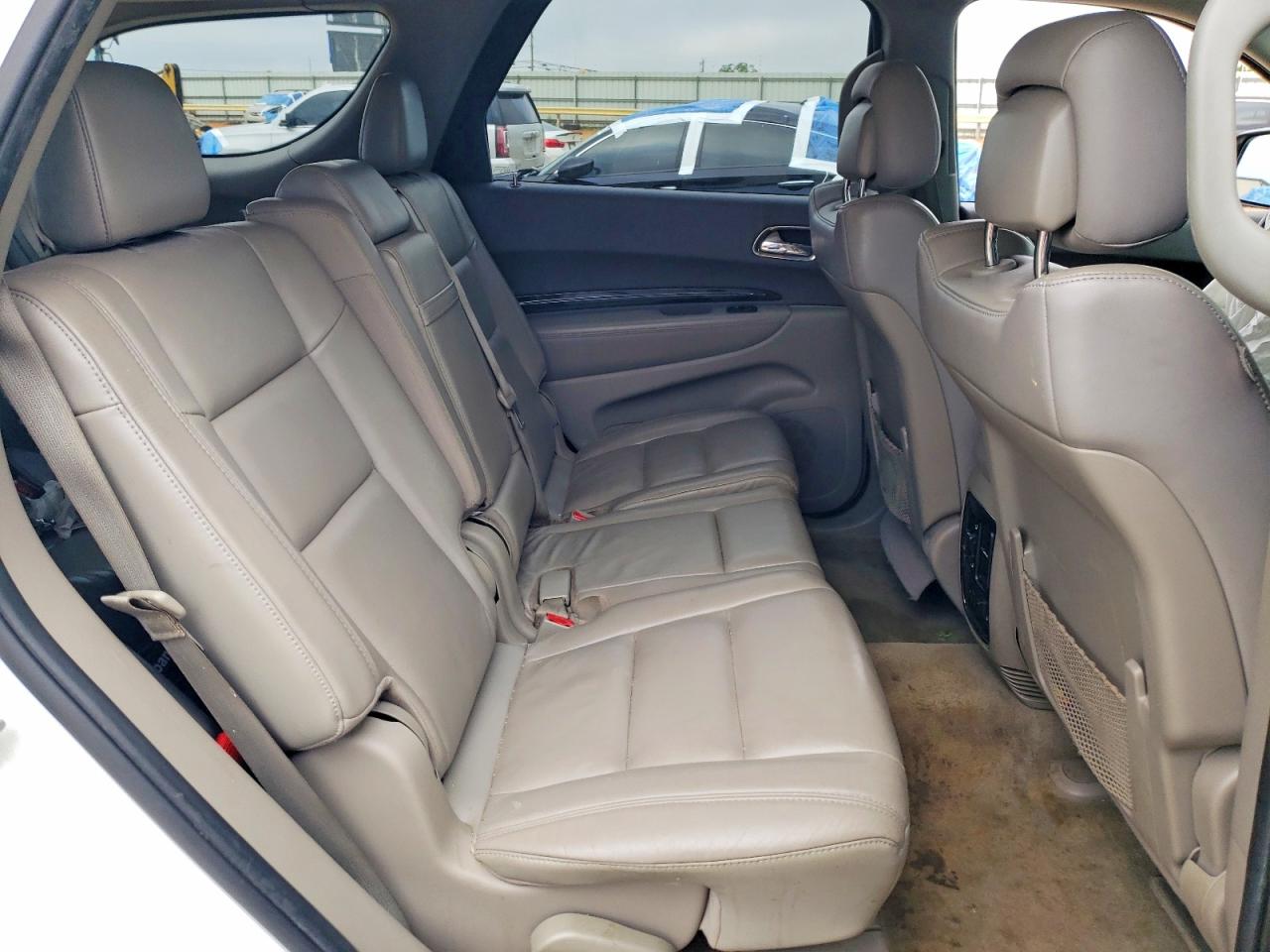 2013 Dodge Durango Crew White vin: 1C4RDJDG1DC672727