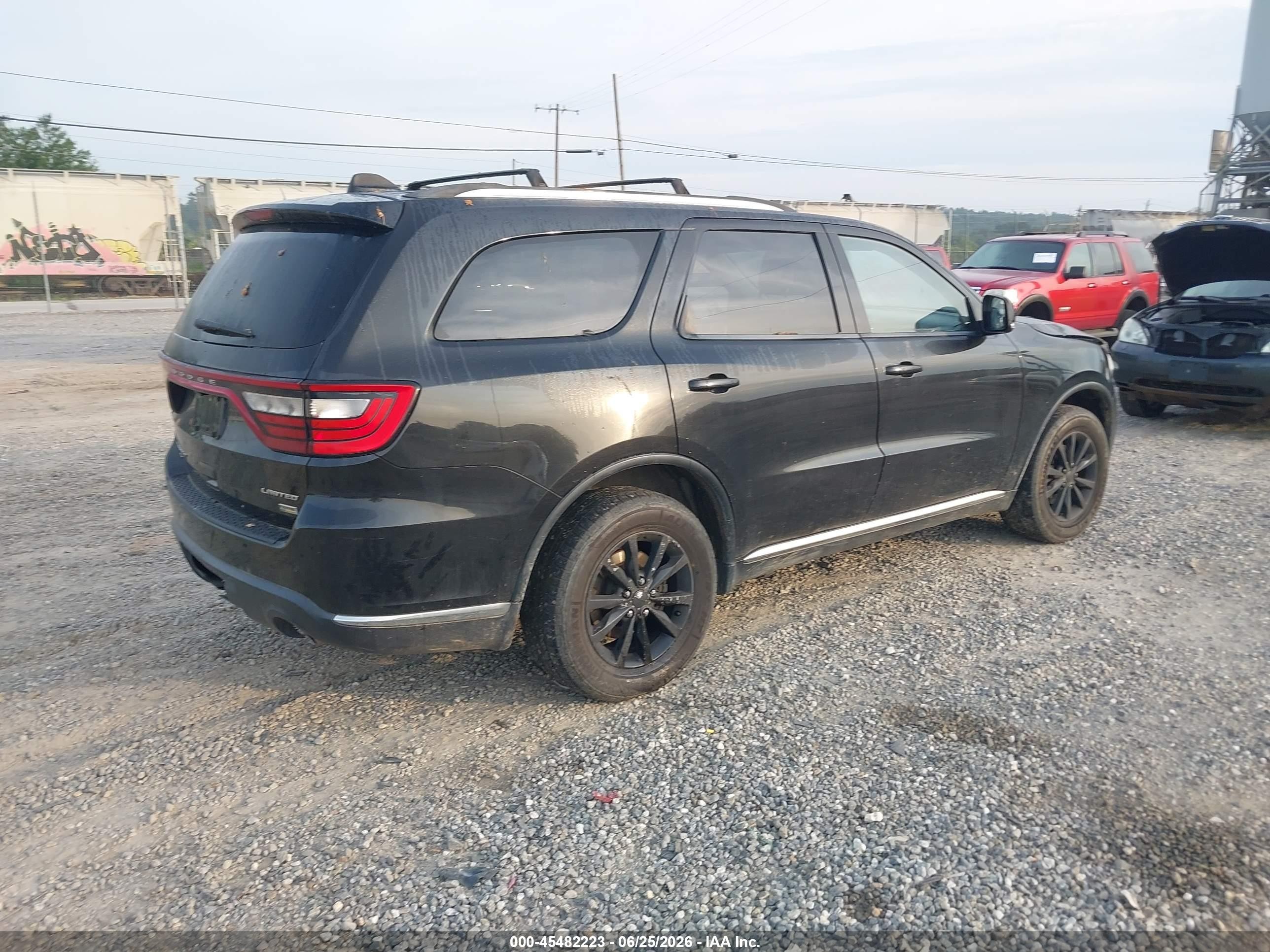 2014 Dodge Durango Limited Black vin: 1C4RDJDG1EC449900