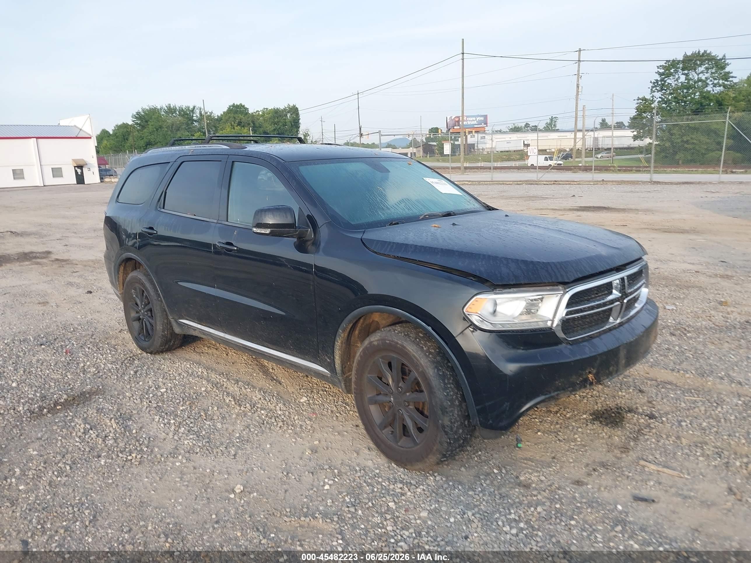 2014 Dodge Durango Limited Black vin: 1C4RDJDG1EC449900
