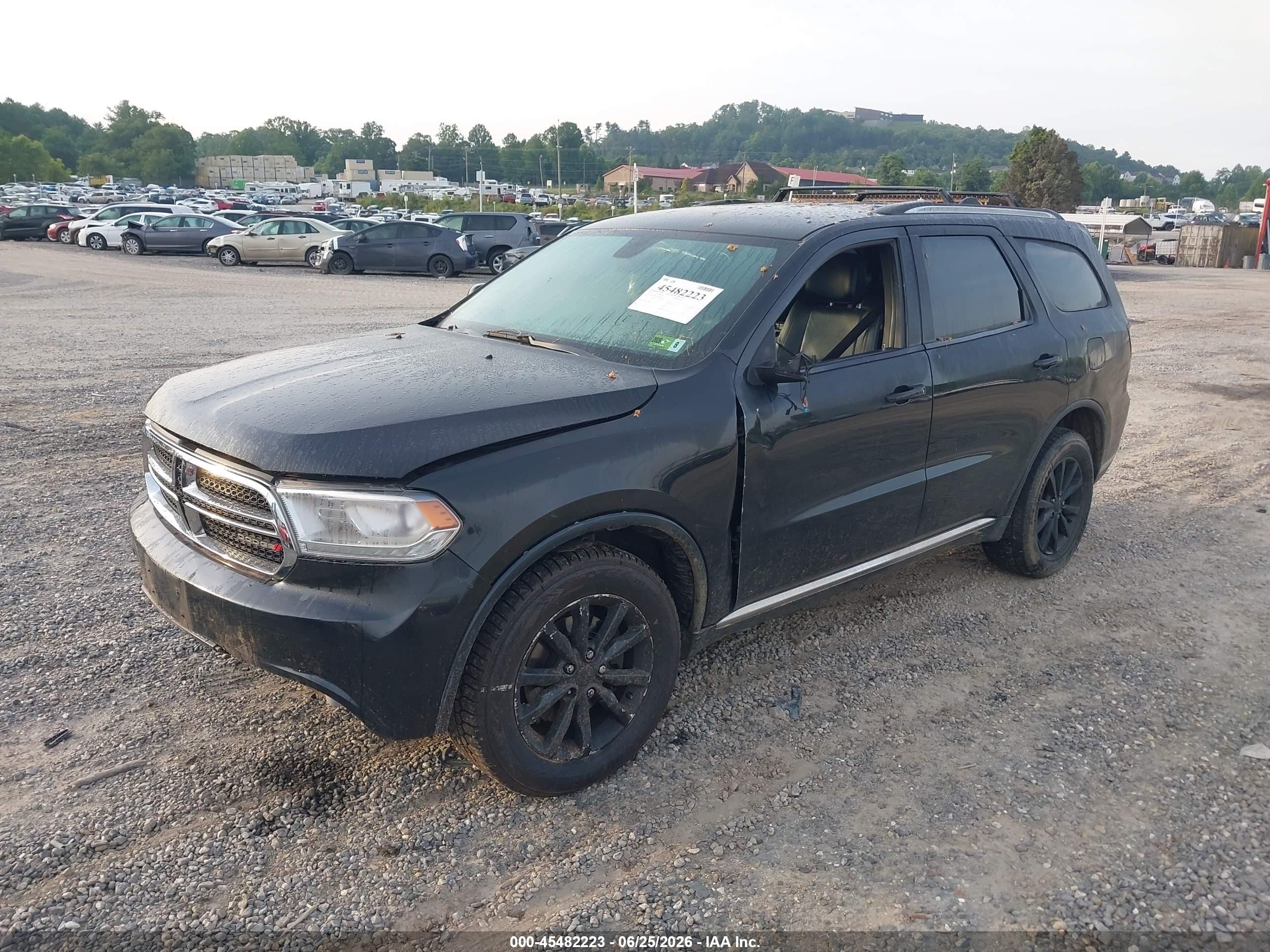 2014 Dodge Durango Limited Black vin: 1C4RDJDG1EC449900