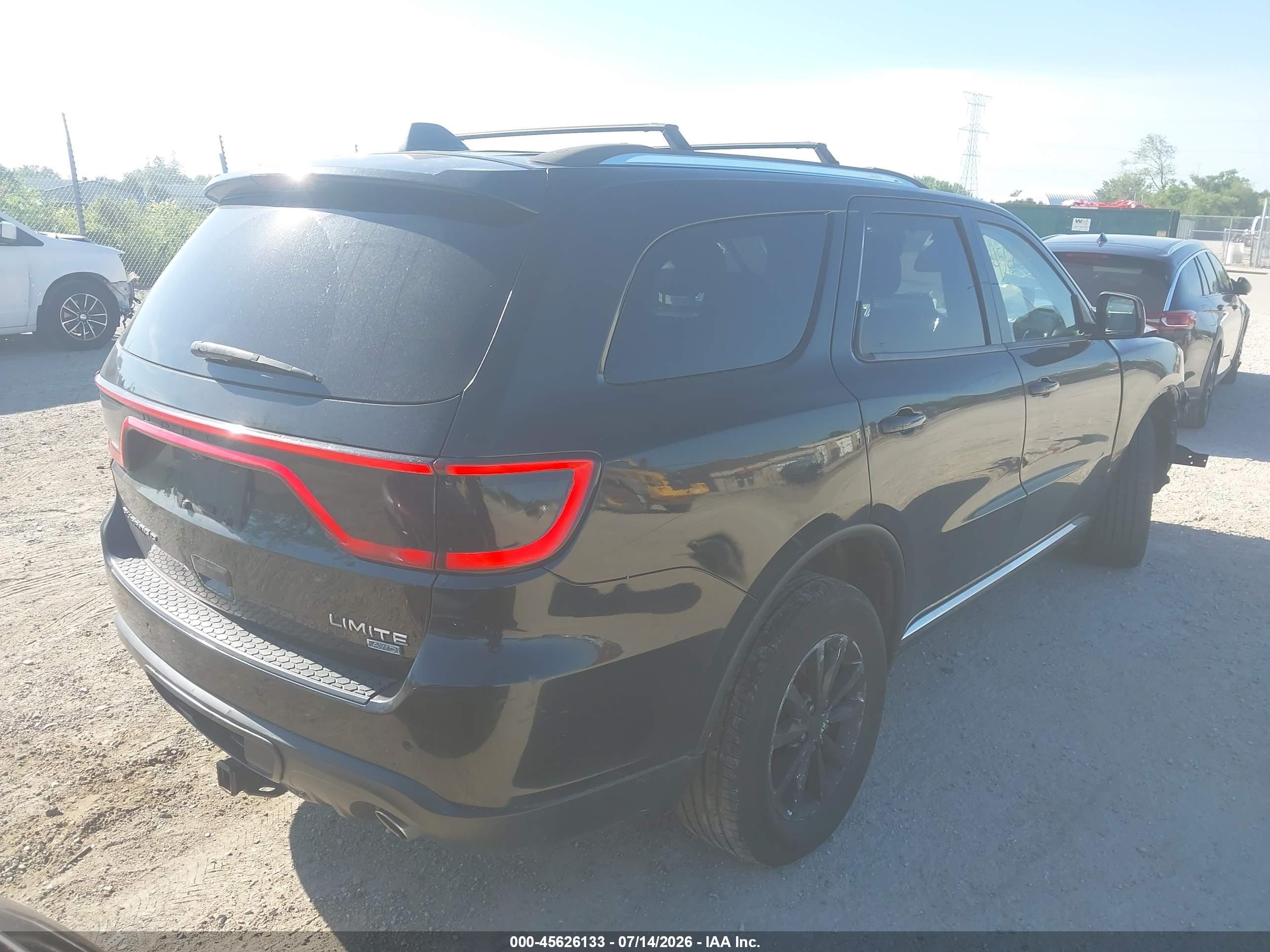 2014 Dodge Durango Limited Black vin: 1C4RDJDG1EC558759