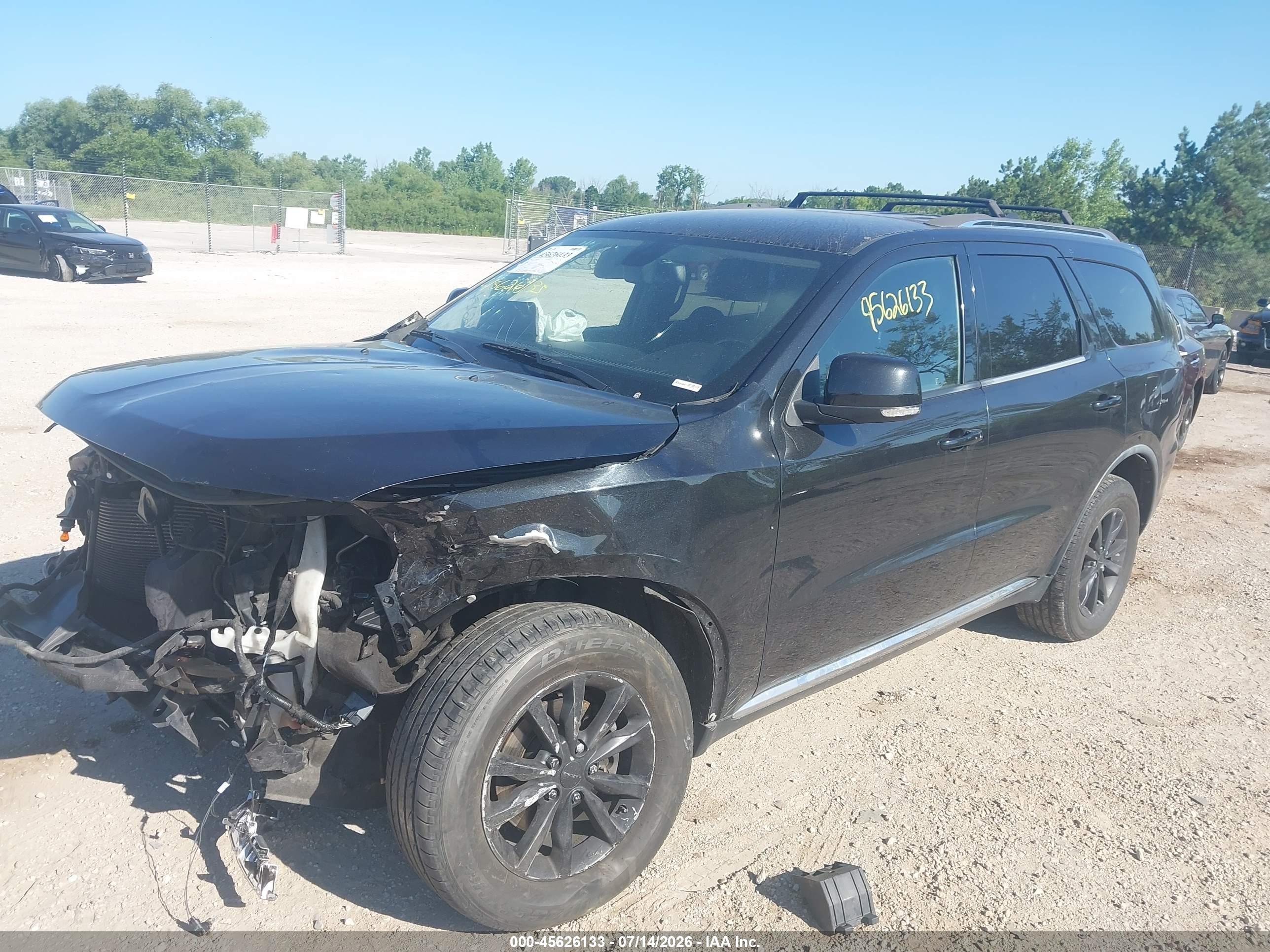 2014 Dodge Durango Limited Black vin: 1C4RDJDG1EC558759