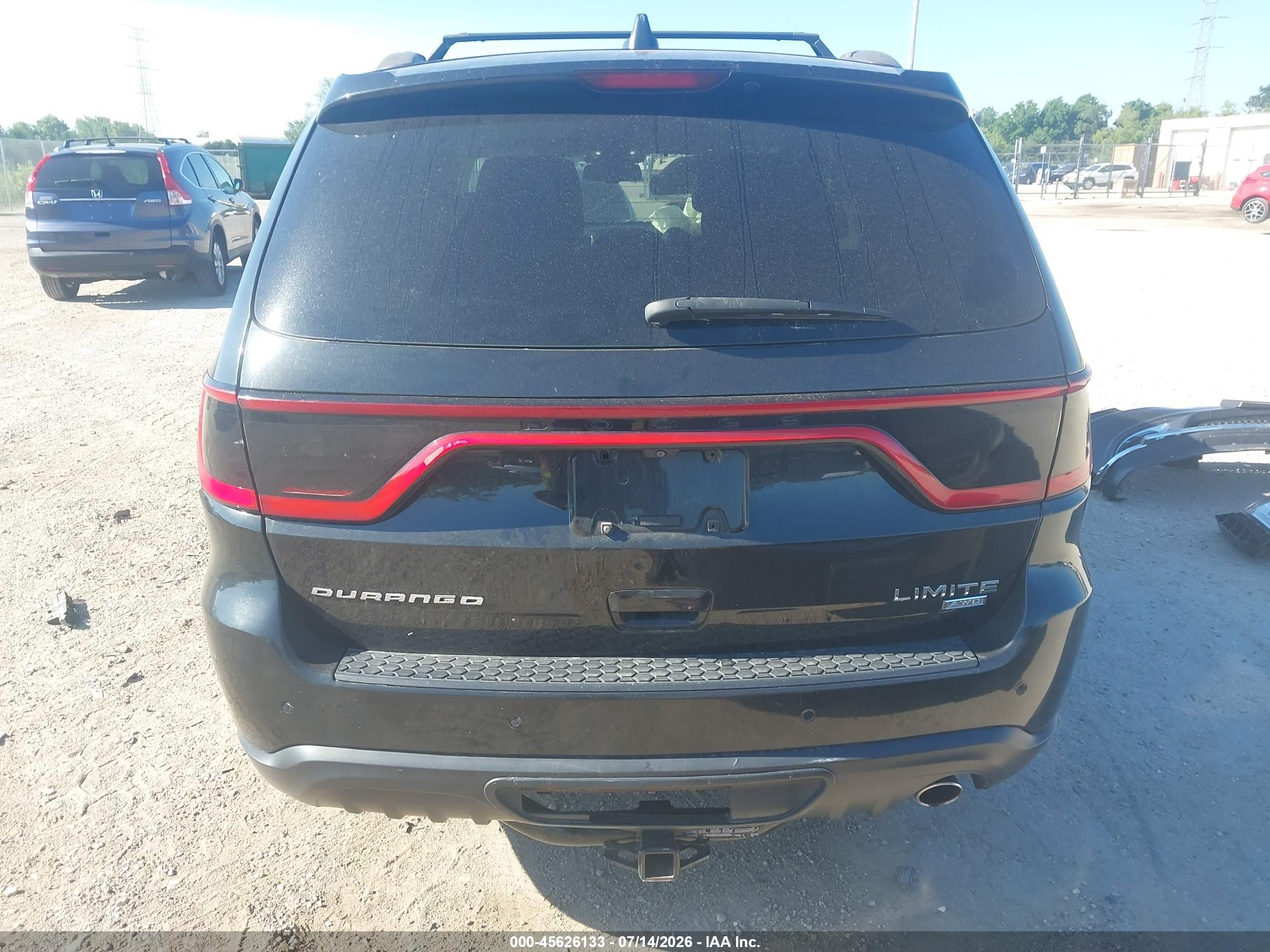 2014 Dodge Durango Limited Black vin: 1C4RDJDG1EC558759