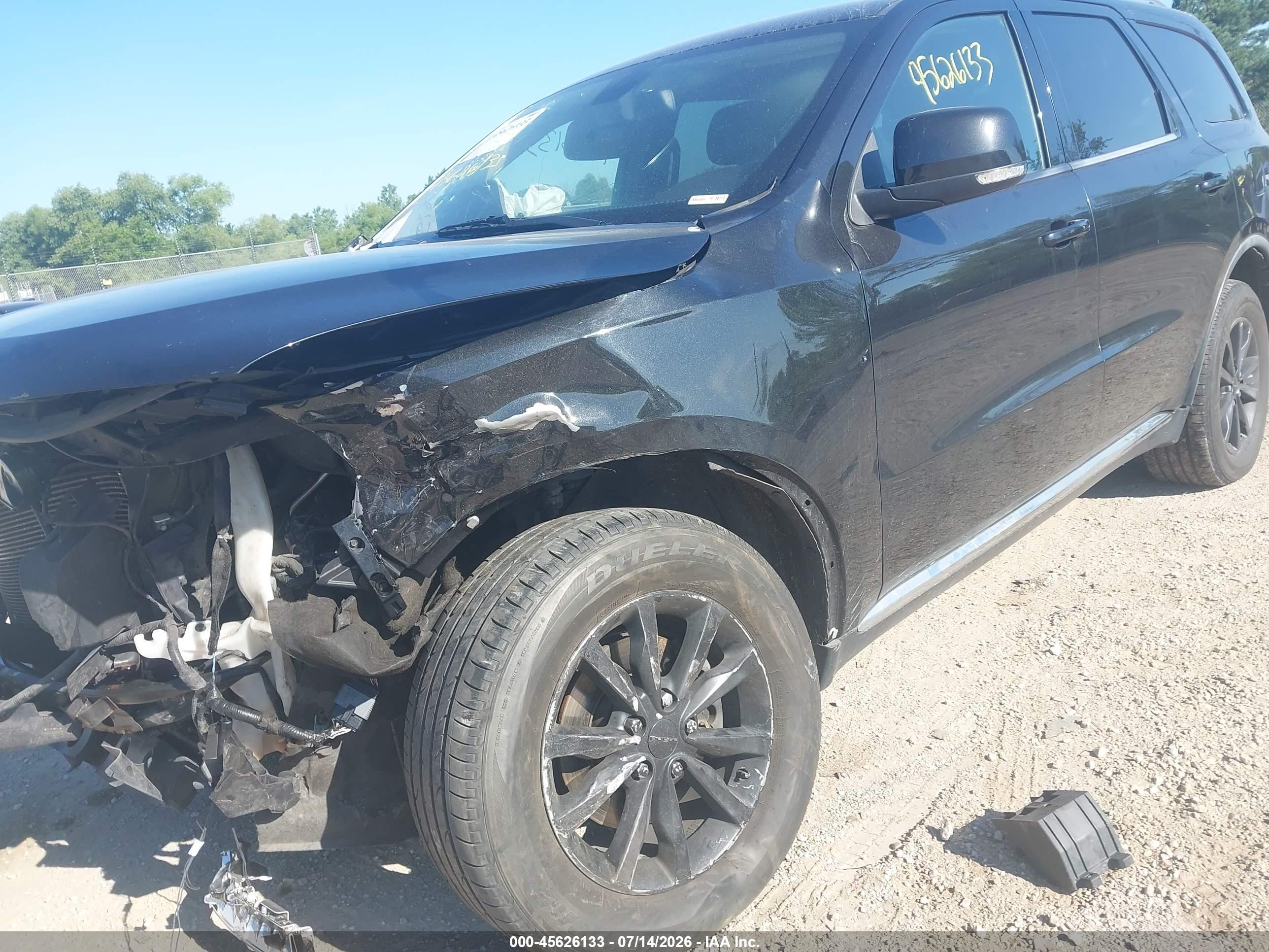 2014 Dodge Durango Limited Black vin: 1C4RDJDG1EC558759