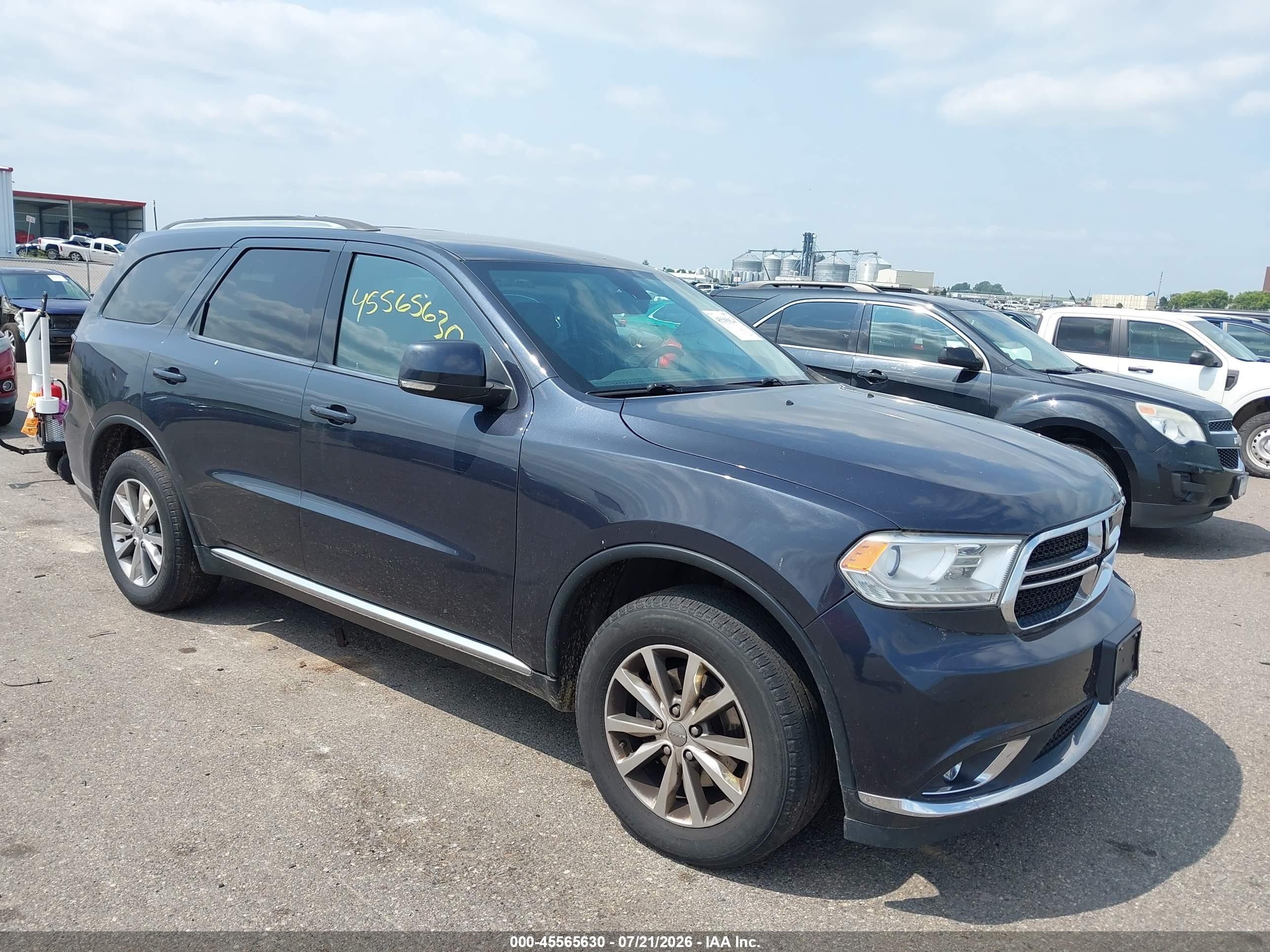 2015 Dodge Durango Limited Green vin: 1C4RDJDG1FC128103