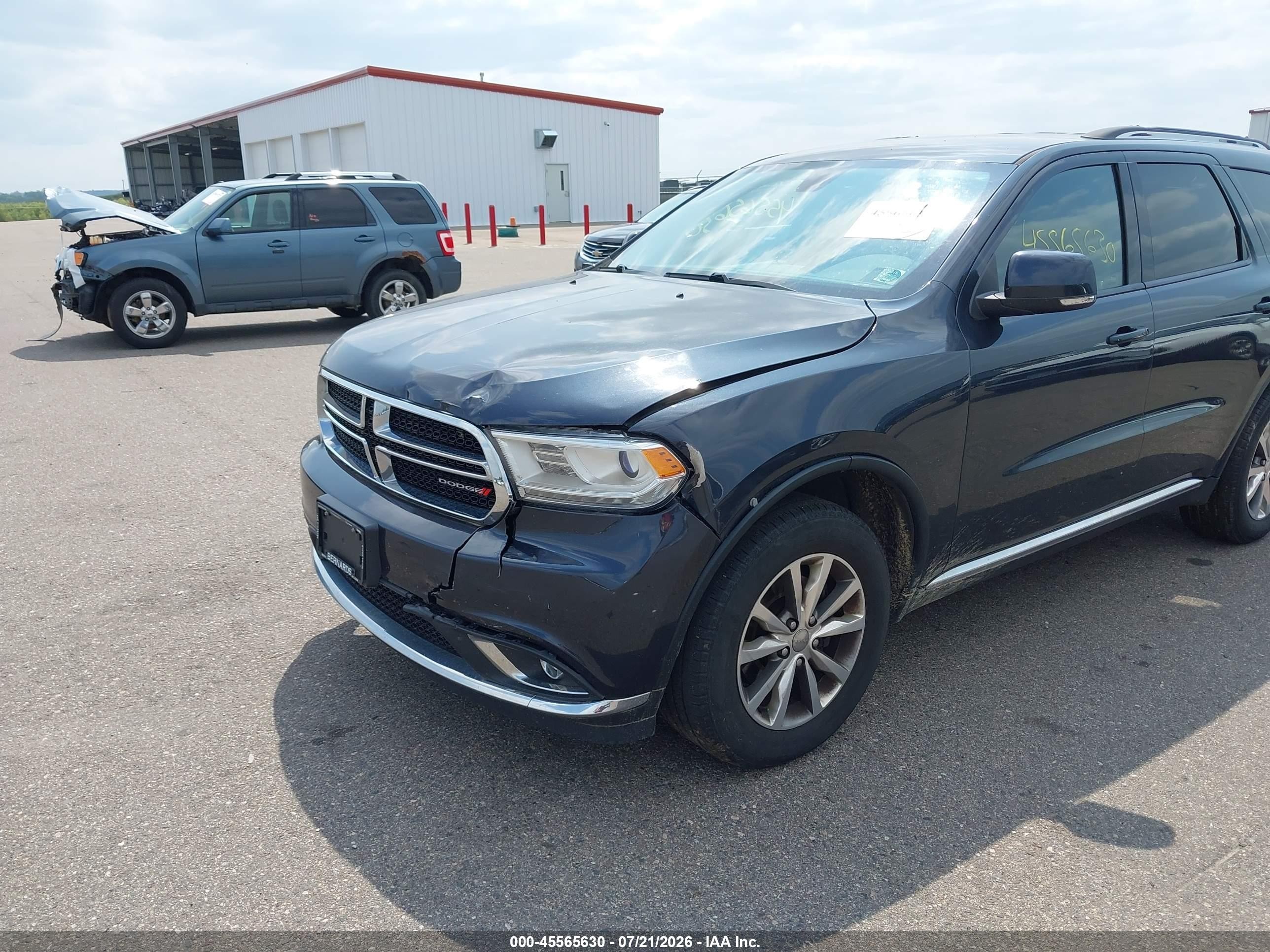 2015 Dodge Durango Limited Green vin: 1C4RDJDG1FC128103