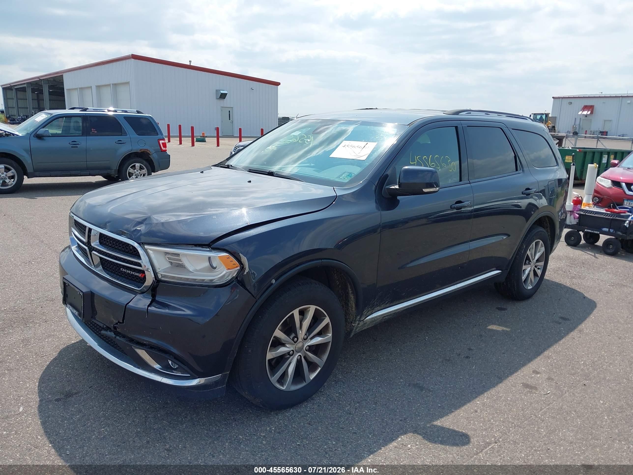 2015 Dodge Durango Limited Green vin: 1C4RDJDG1FC128103