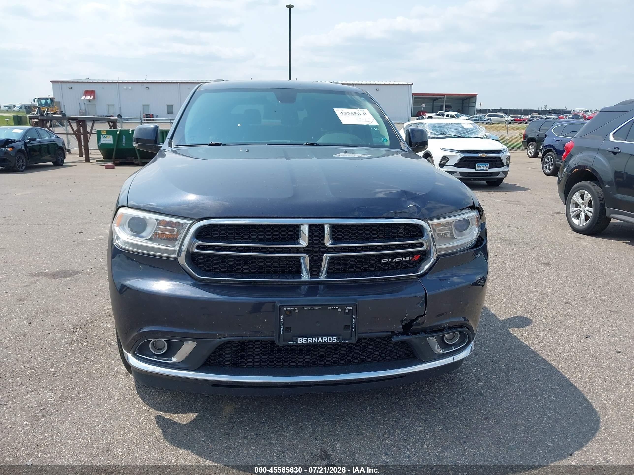 2015 Dodge Durango Limited Green vin: 1C4RDJDG1FC128103