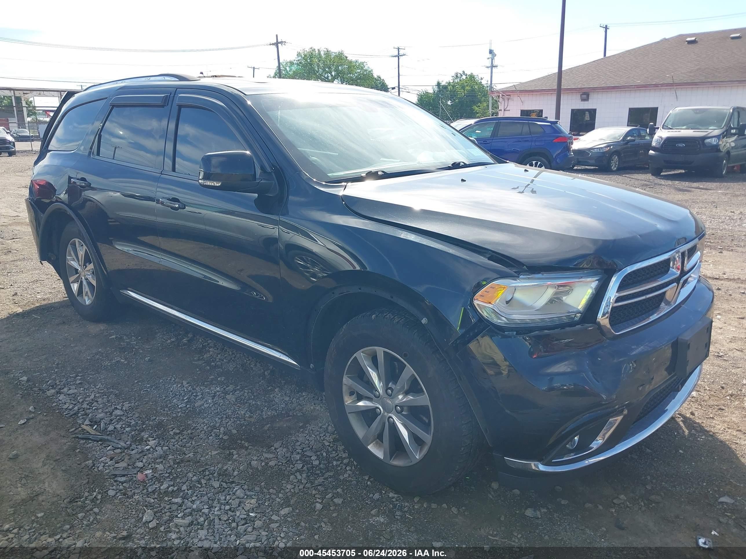 2015 Dodge Durango Limited Черный vin: 1C4RDJDG1FC148321