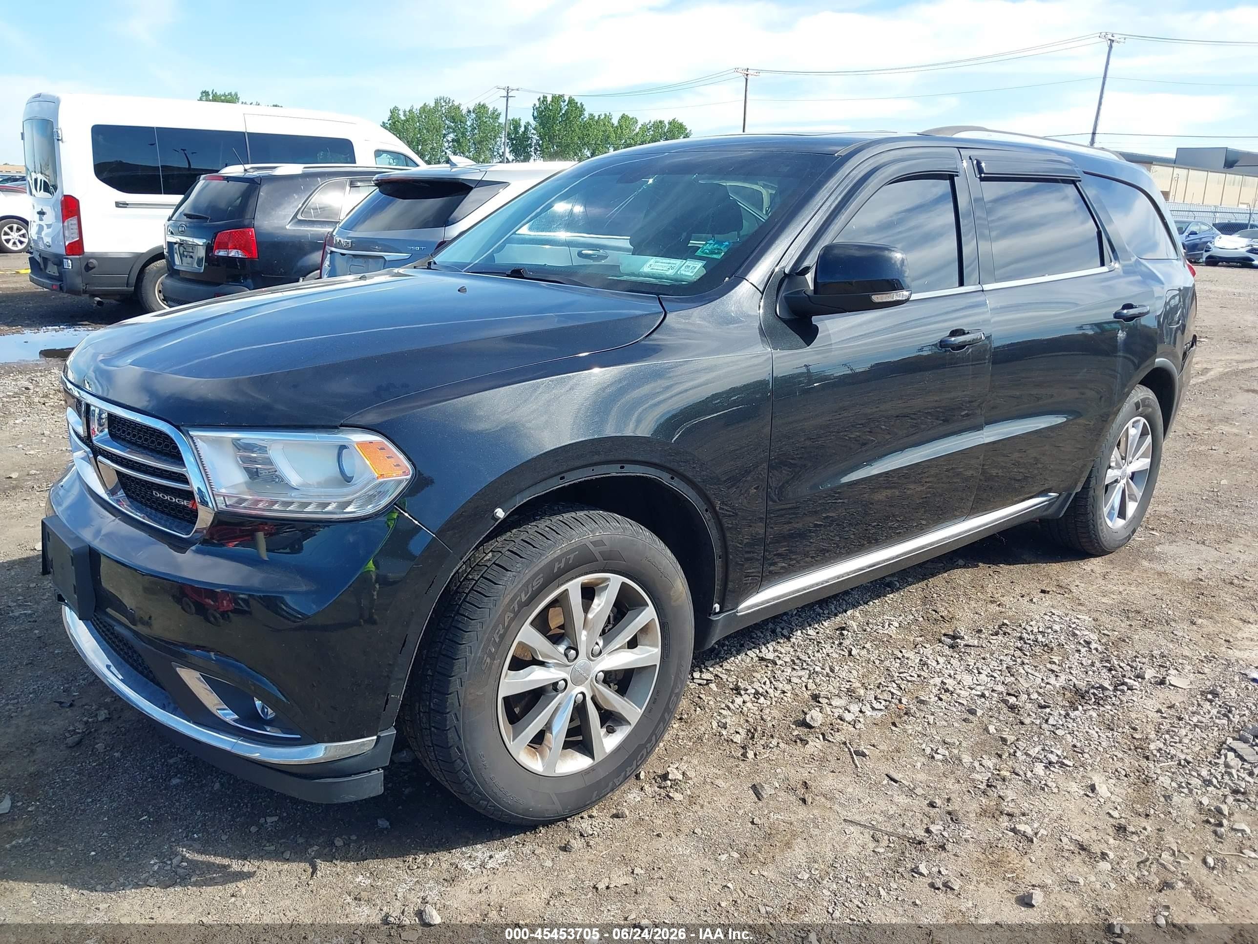 2015 Dodge Durango Limited Черный vin: 1C4RDJDG1FC148321