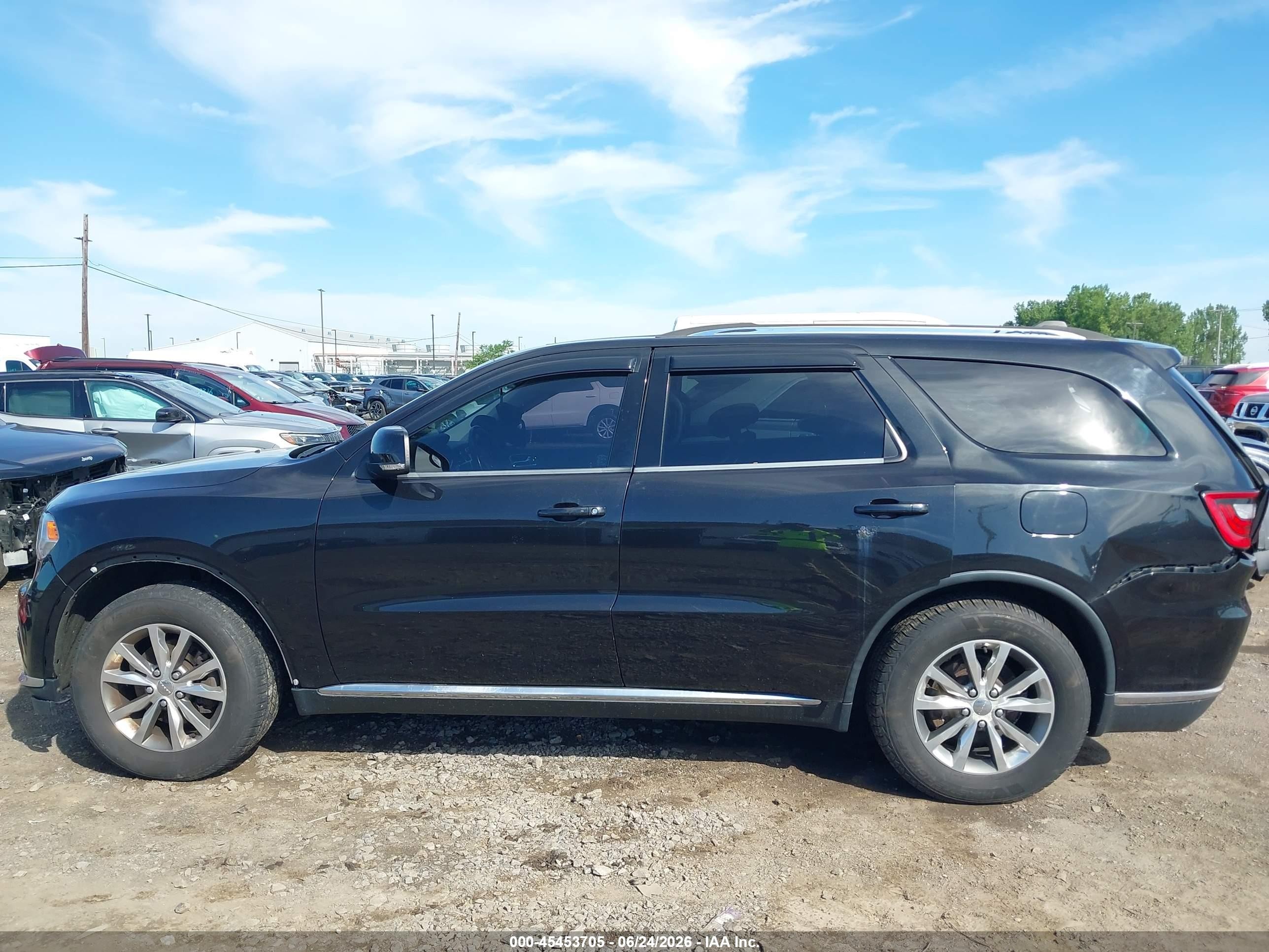 2015 Dodge Durango Limited Черный vin: 1C4RDJDG1FC148321