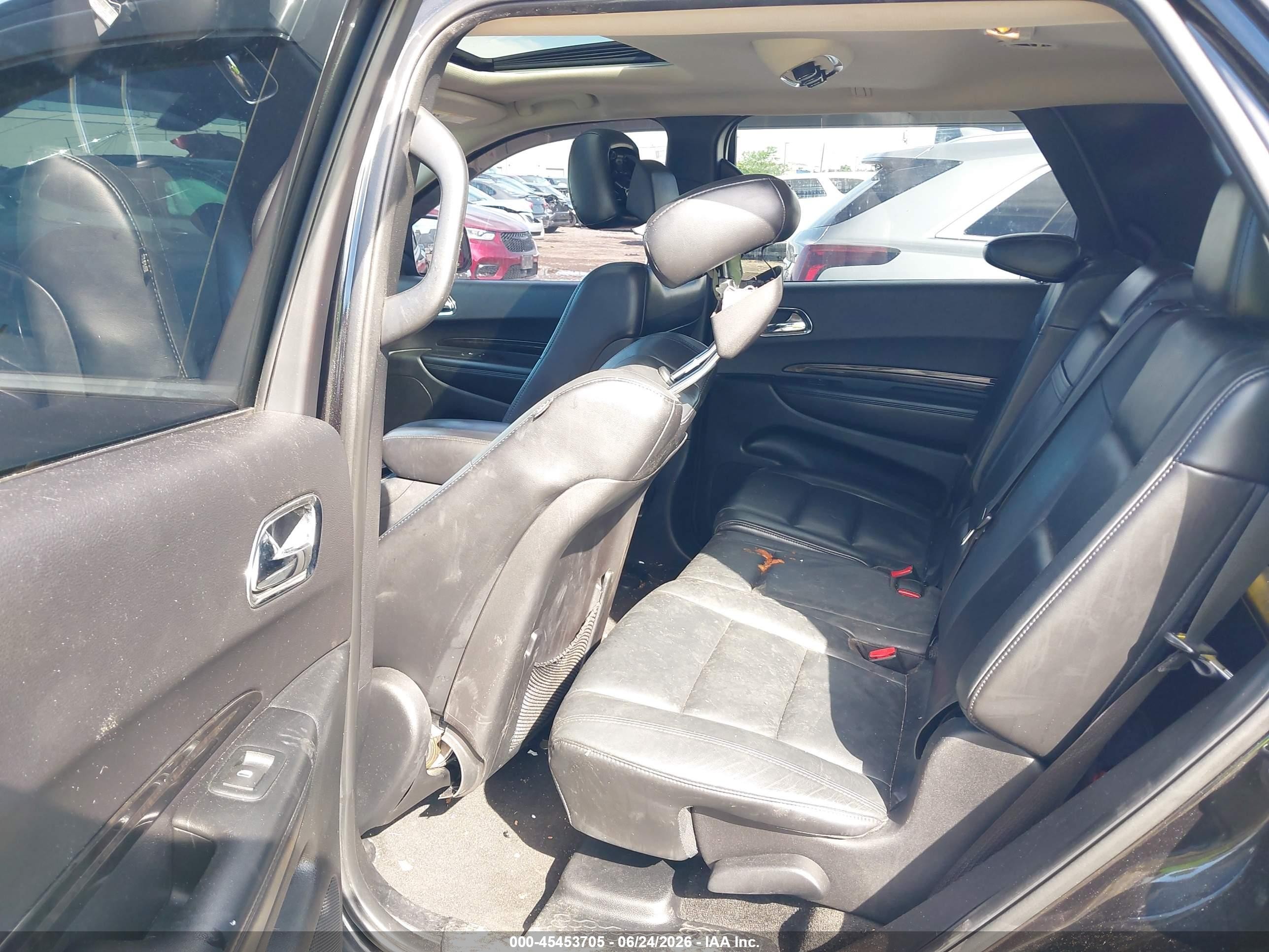 2015 Dodge Durango Limited Черный vin: 1C4RDJDG1FC148321